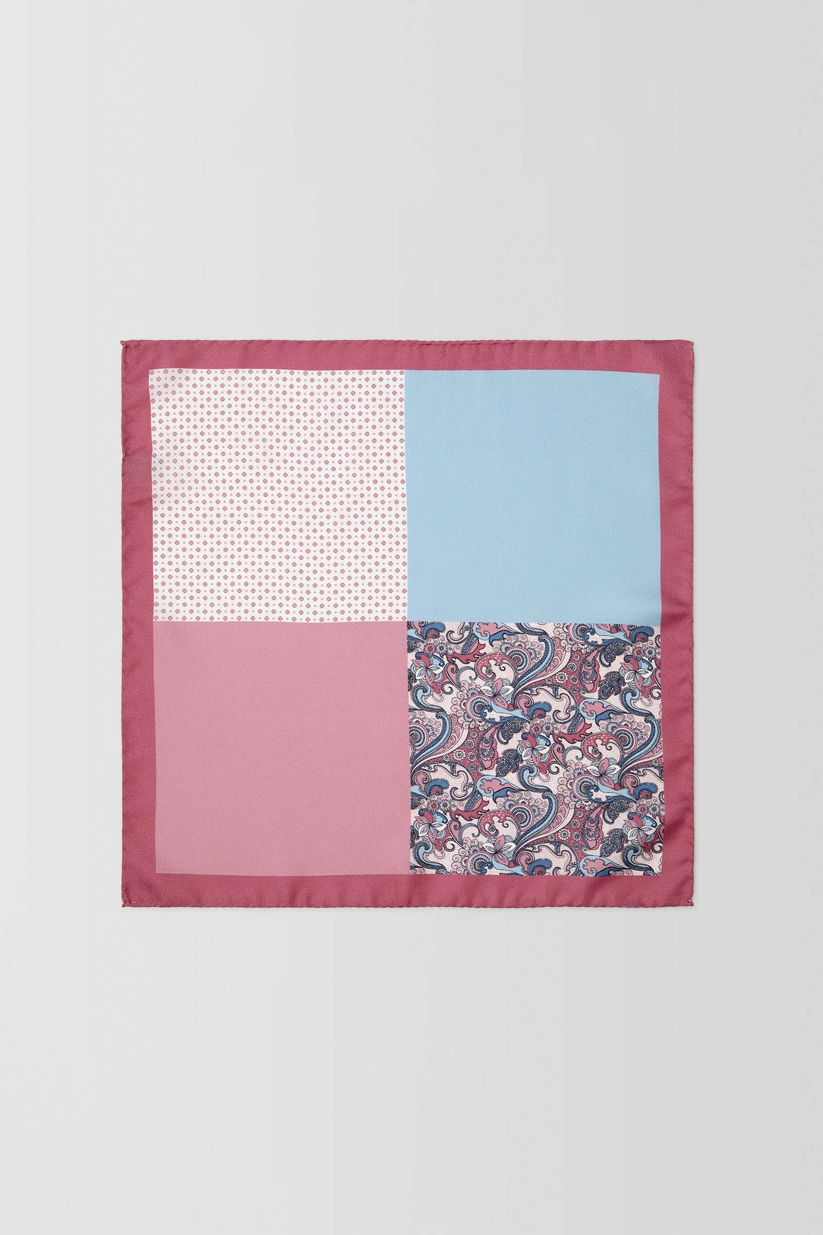  Paisley 4-Way Pocket Square  
PGAW000006 Pink