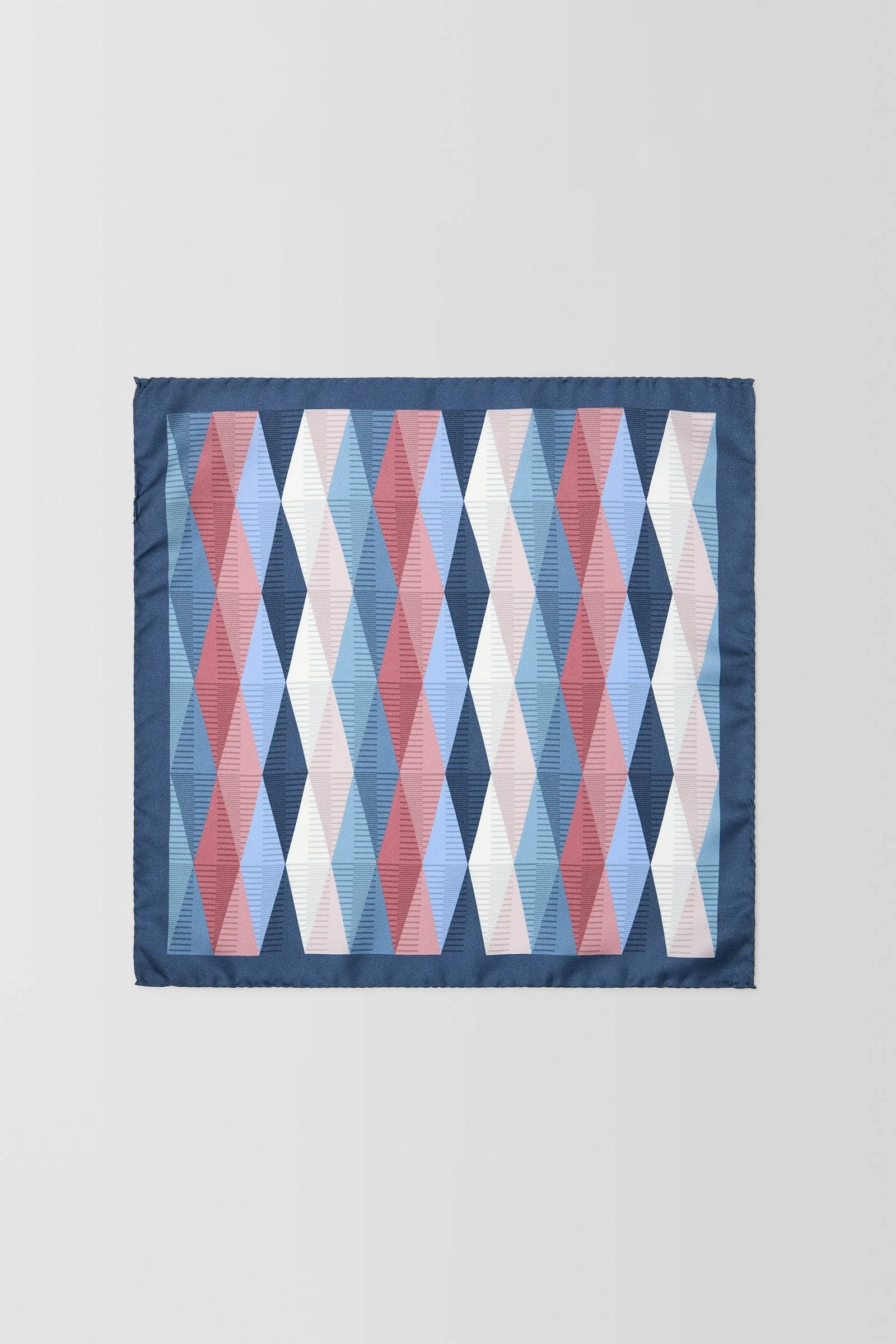  Diamond Geo Pocket Square  
PGAW000009 Blue