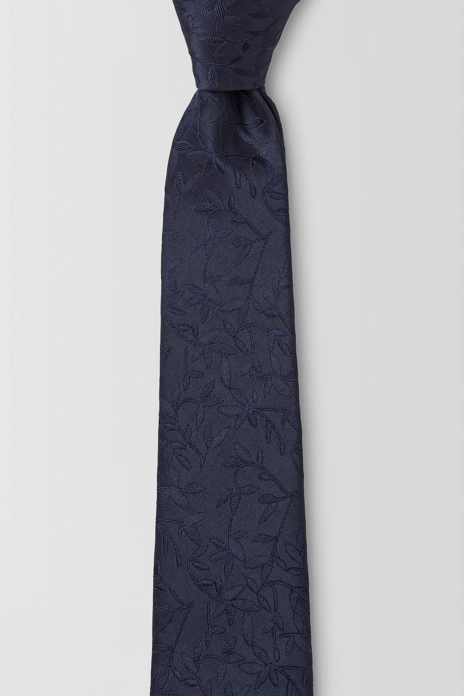  Leaves 6.5CM Tie  
Navy | PGAV100001