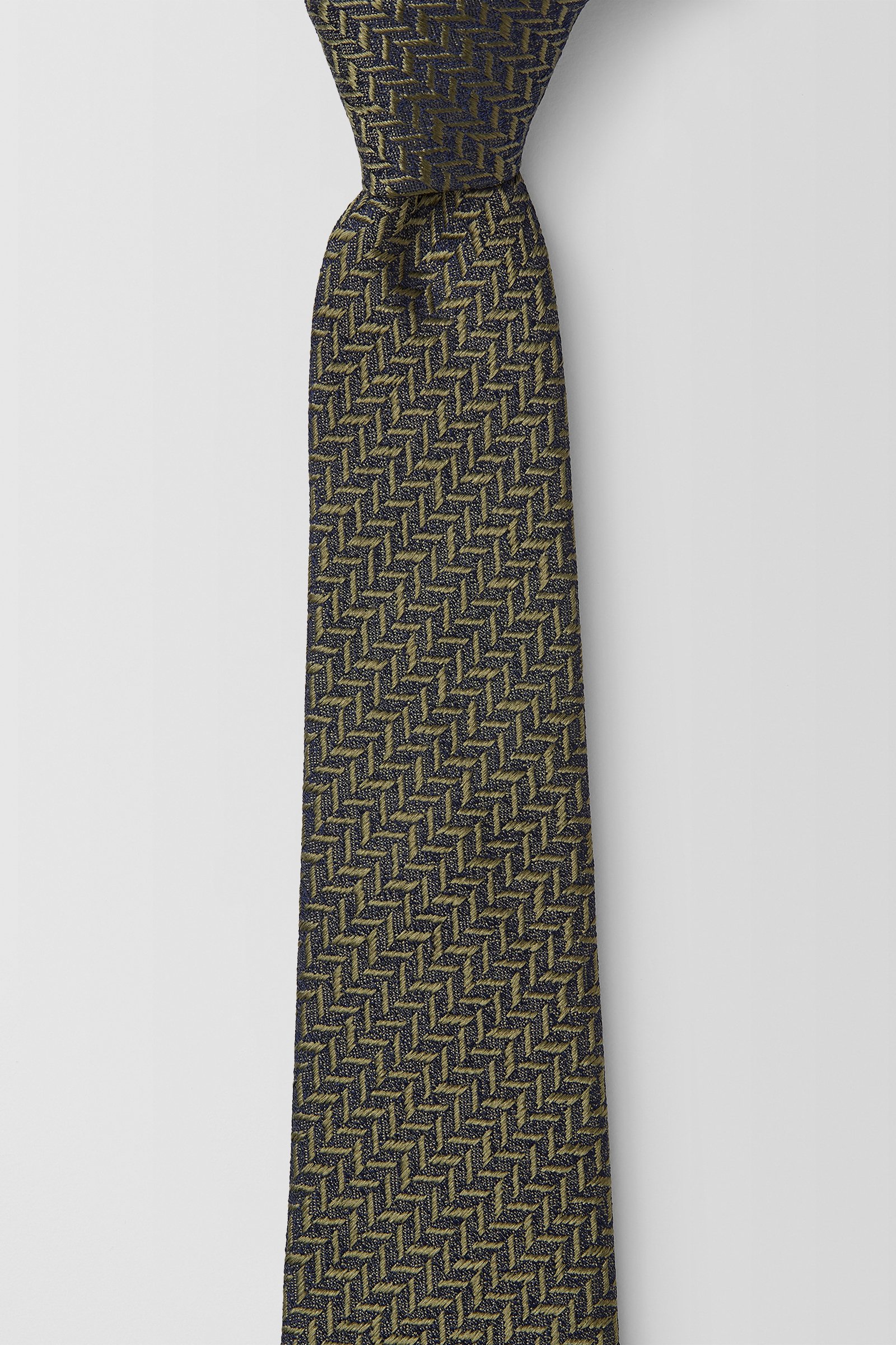  Herringbone 6.5CM Tie  
Olive | PGAV100004