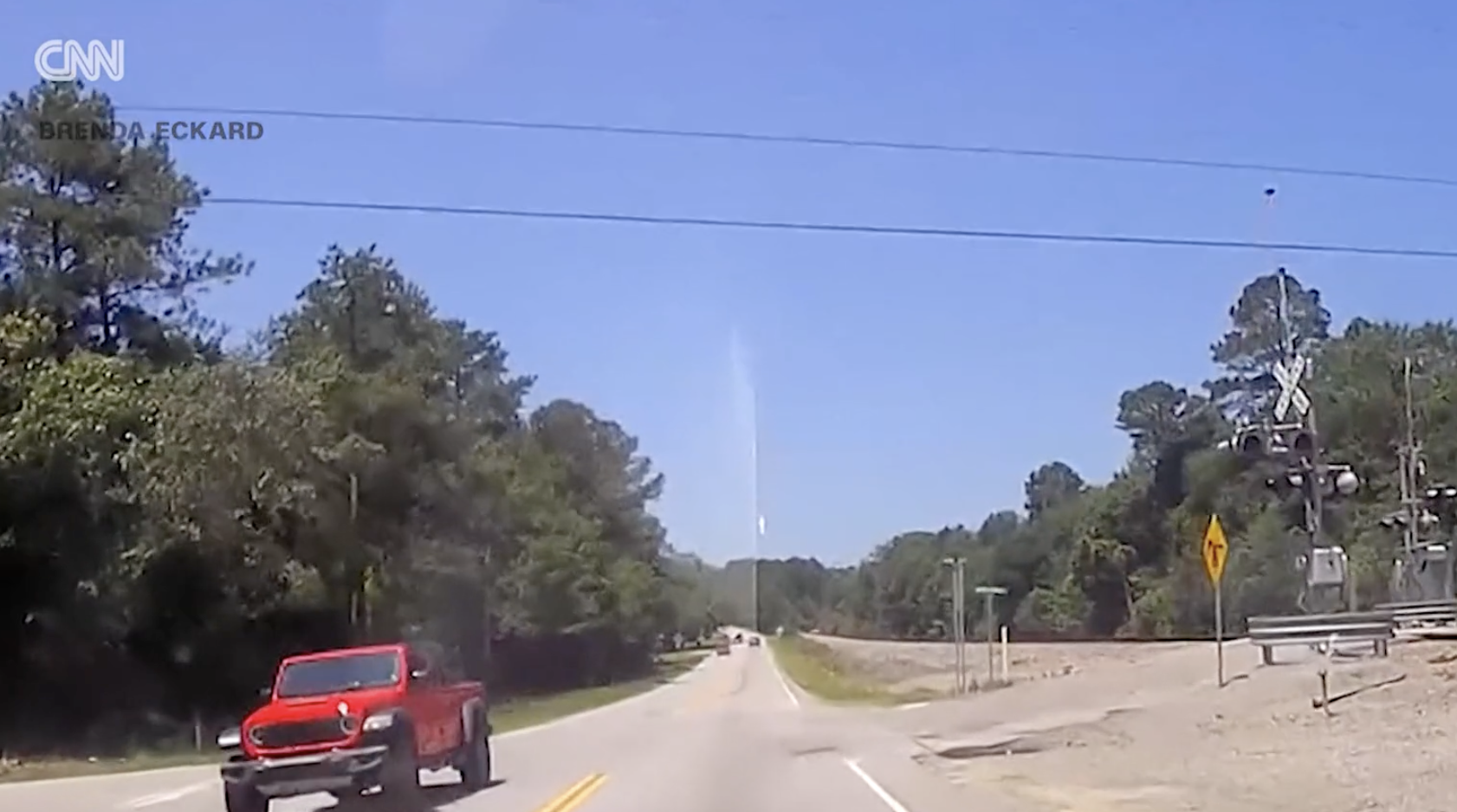Fireball flies across the sky and causes sonic boom