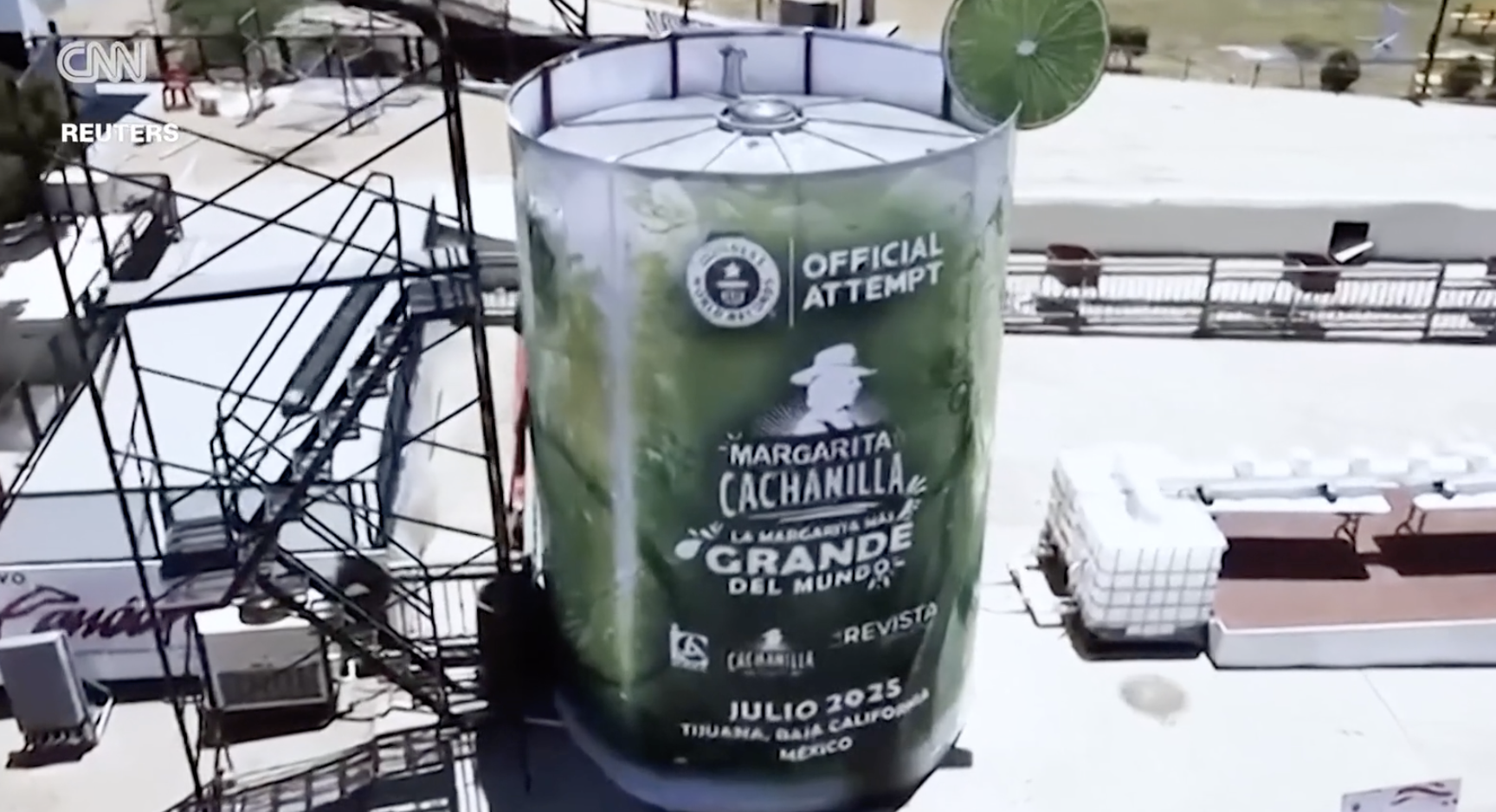 Tijuana sets record for the world's largest margarita