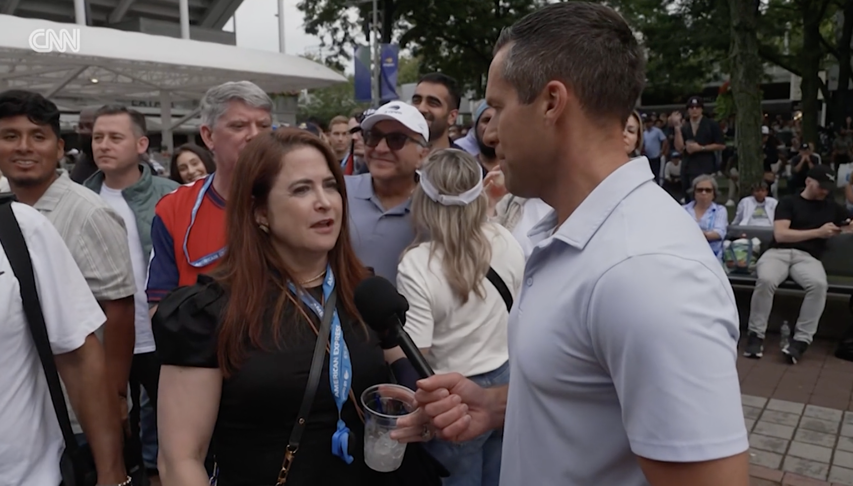 Trump's US Open attendance causes security nightmare for thousands of fans