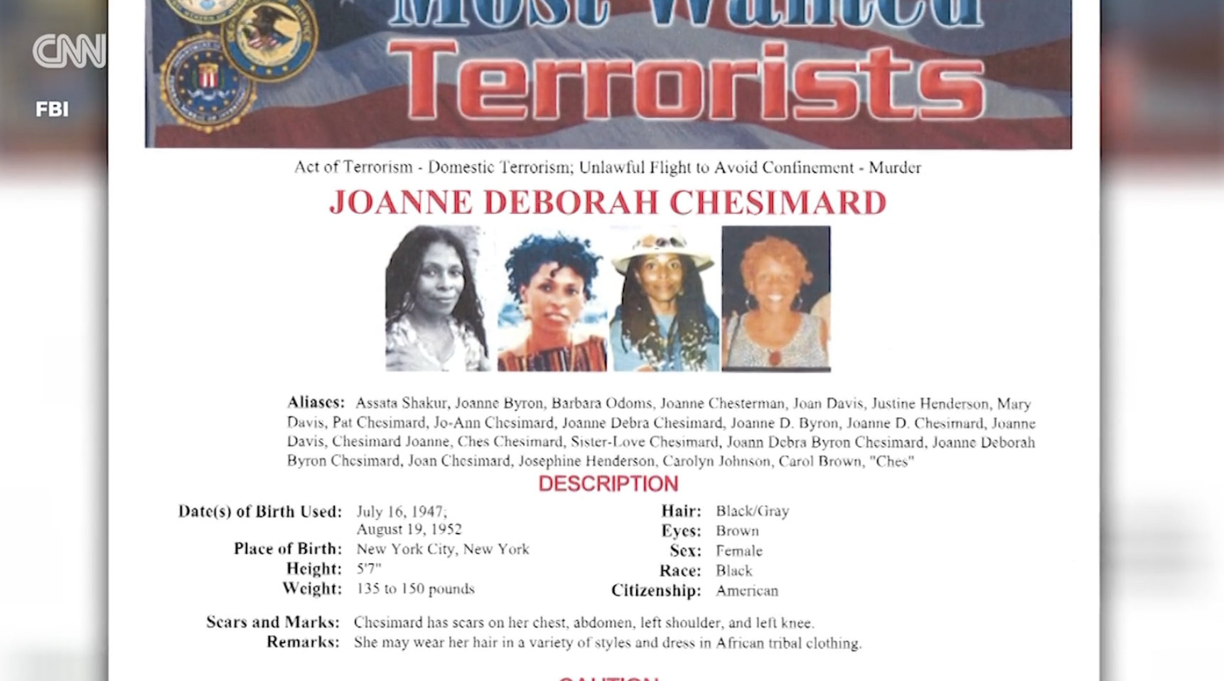 Tracking Assata Shakur: How a CNN intern landed an interview with the FBI’s most-wanted fugitive