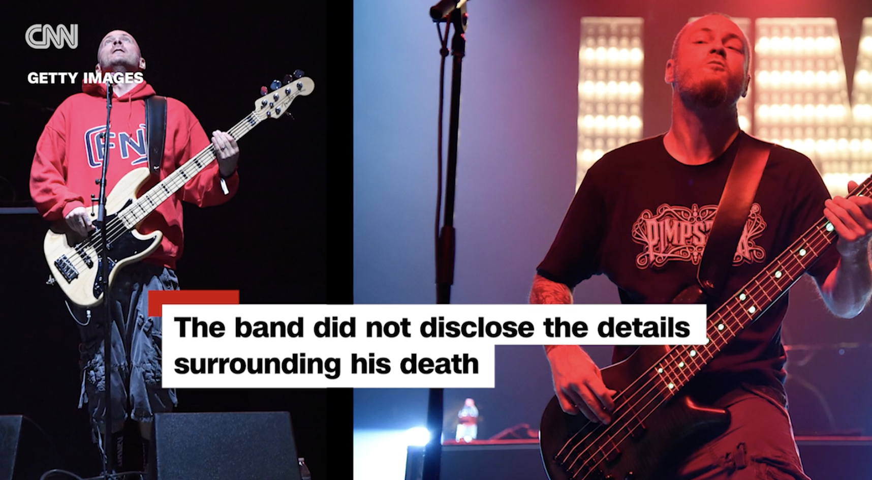 Limp Bizkit bass player has died, band members say