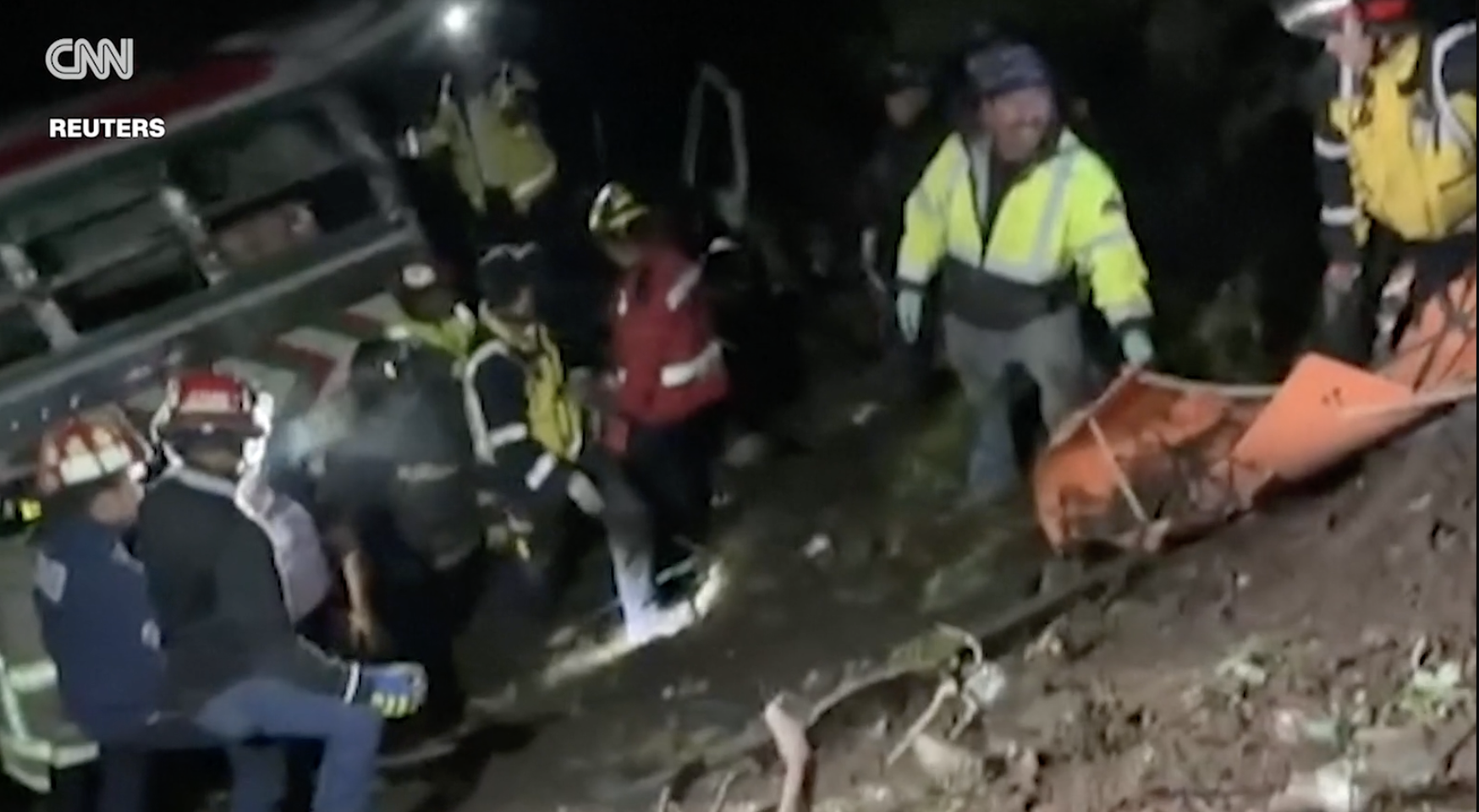 Bus plunges into ravine in Guatemala, killing over a dozen