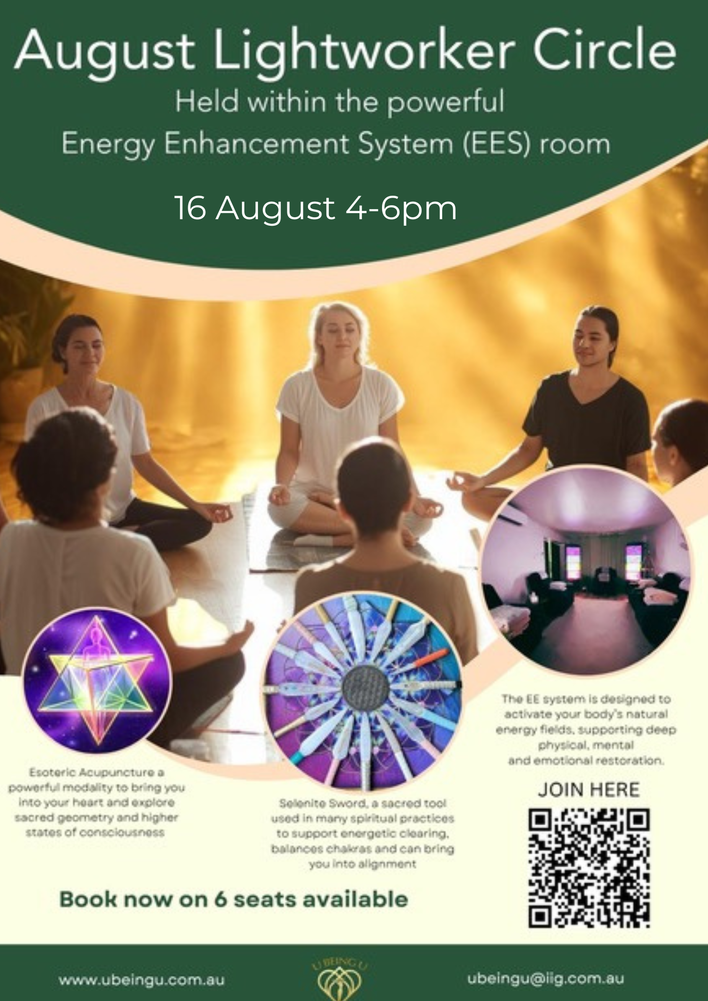 Lightworkers Circle in the EE room 
