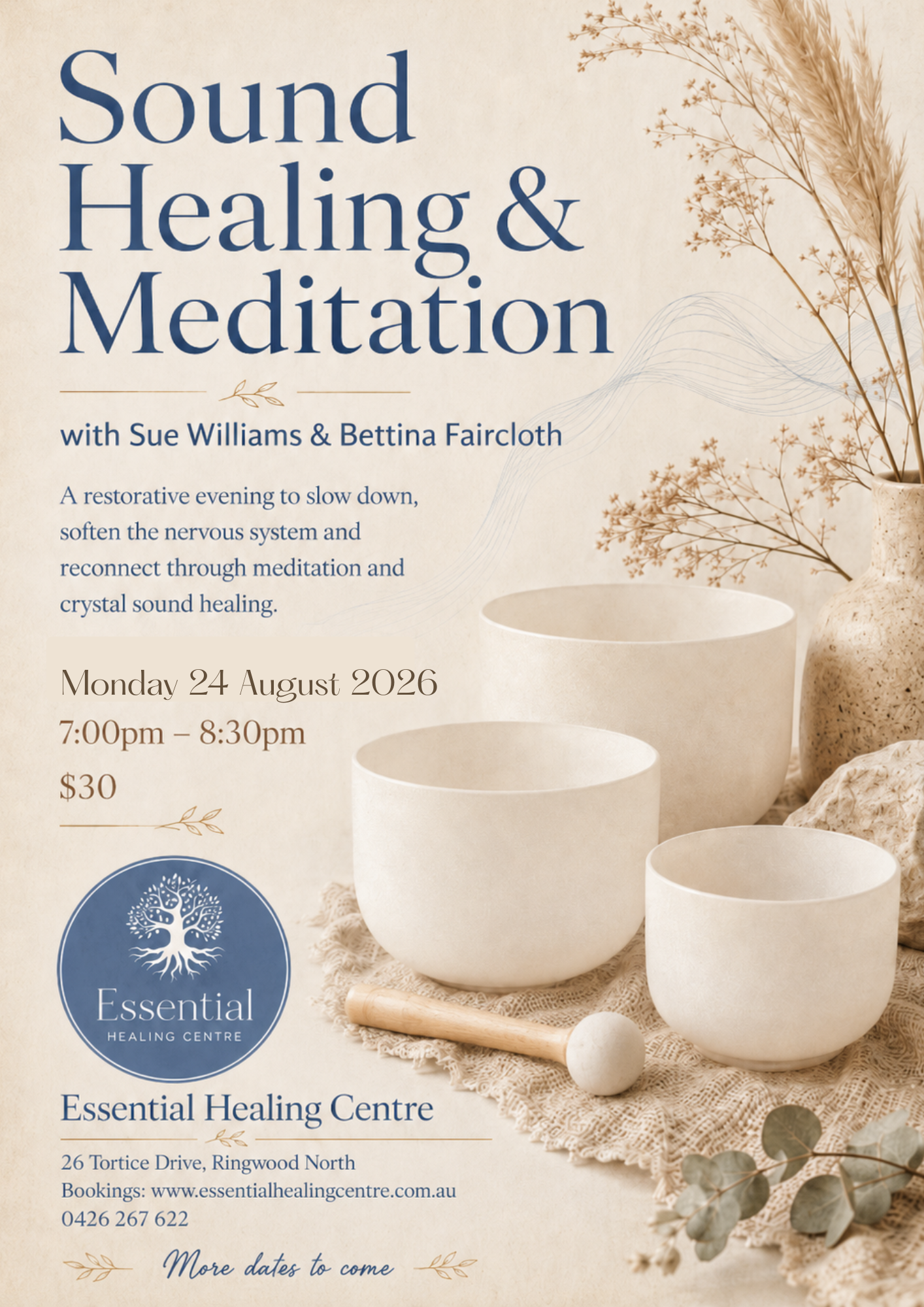 Sound Healing &amp; Meditation - Monthly 