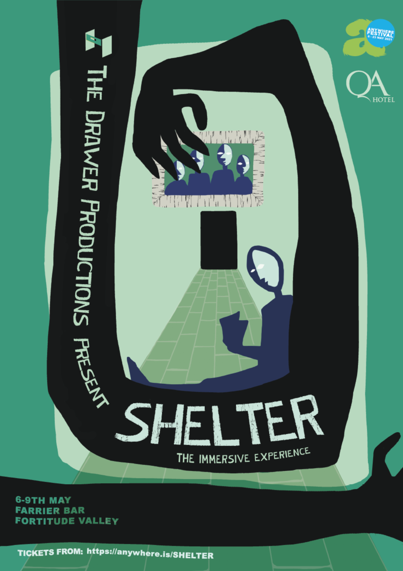 Shelter 2nd run poster: The Draw Productions