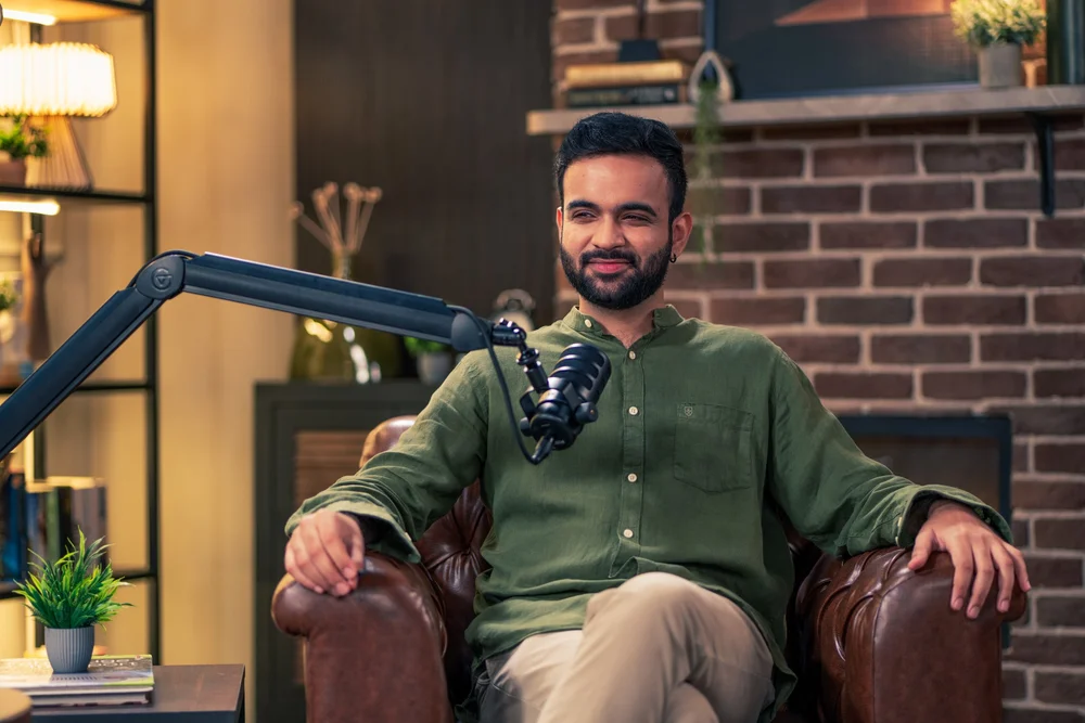 Podcast and living room studio on rent in South Delhi — The Loft