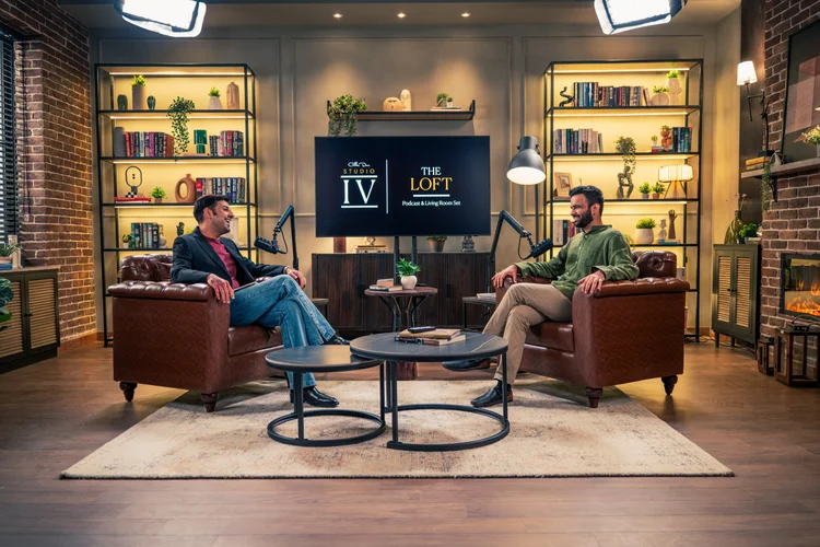Podcast and living room studio in South Delhi — The Loft