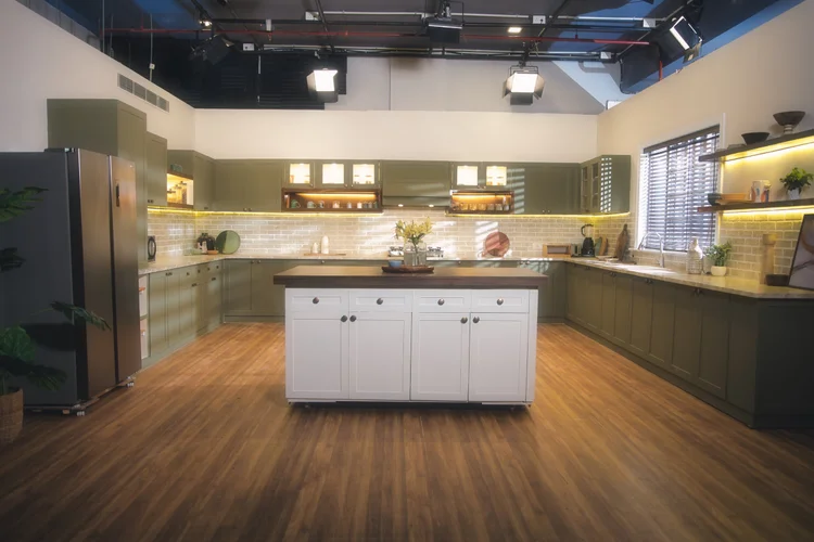 Studio Two — Kitchen set · 3,000 sqft floor
