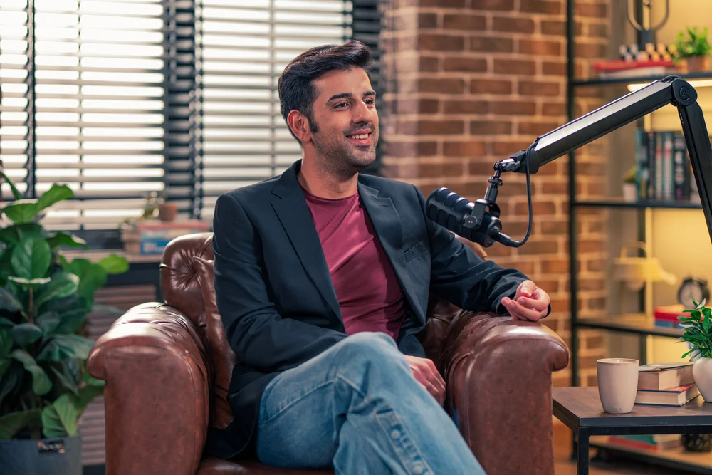 Podcast and living room studio on rent in South Delhi — The Loft