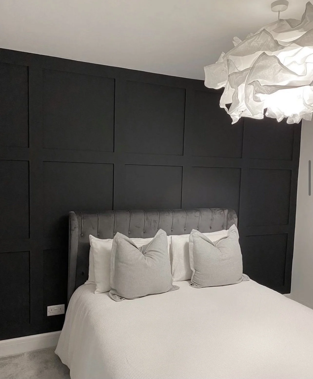 Bedroom wall panelling