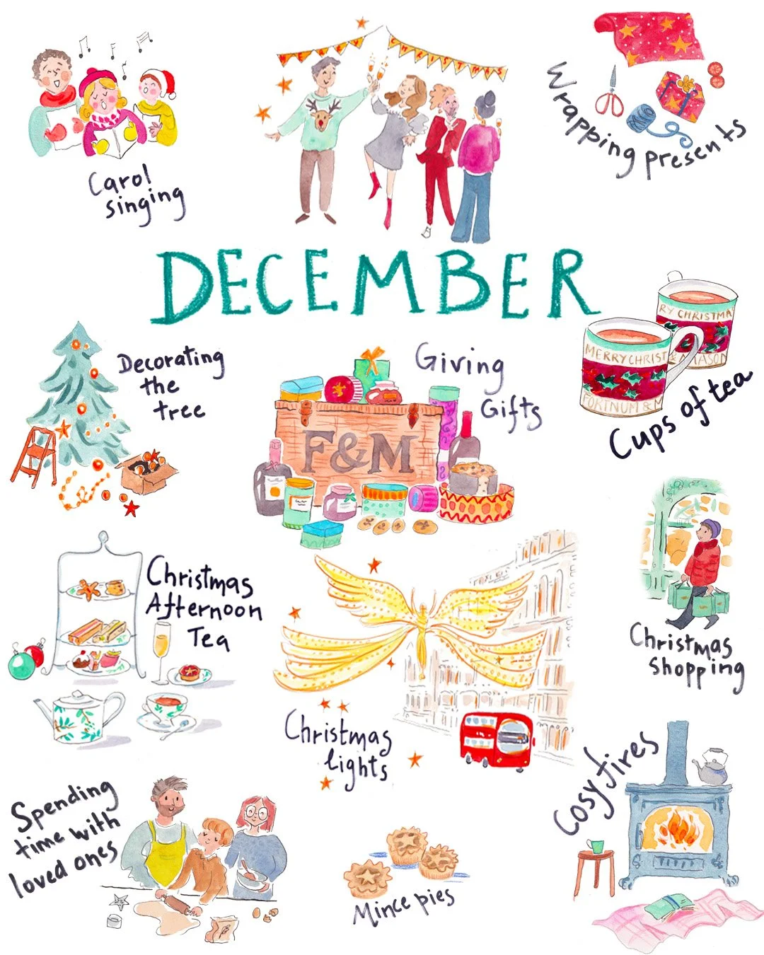 December festivities for Fortnum and Mason