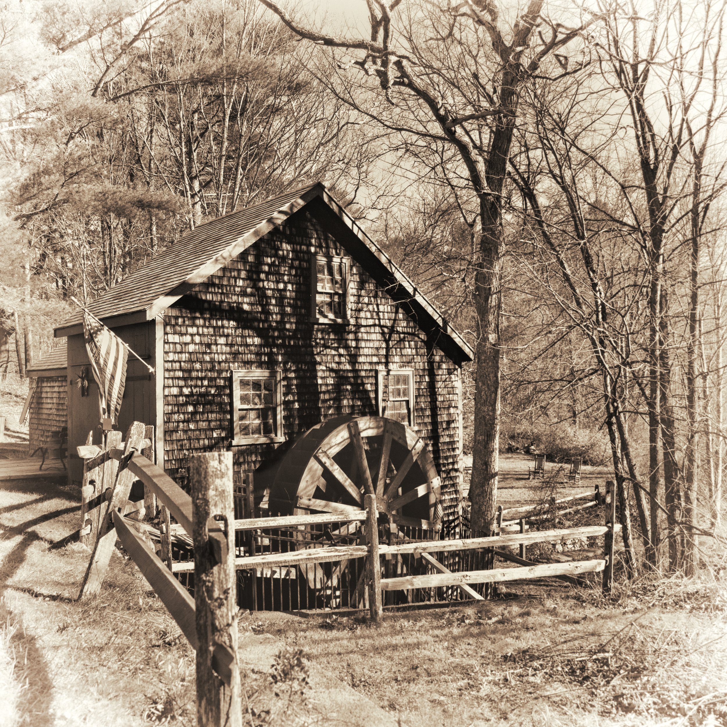 Afternoon Light on the Kingsbury Grist Mill