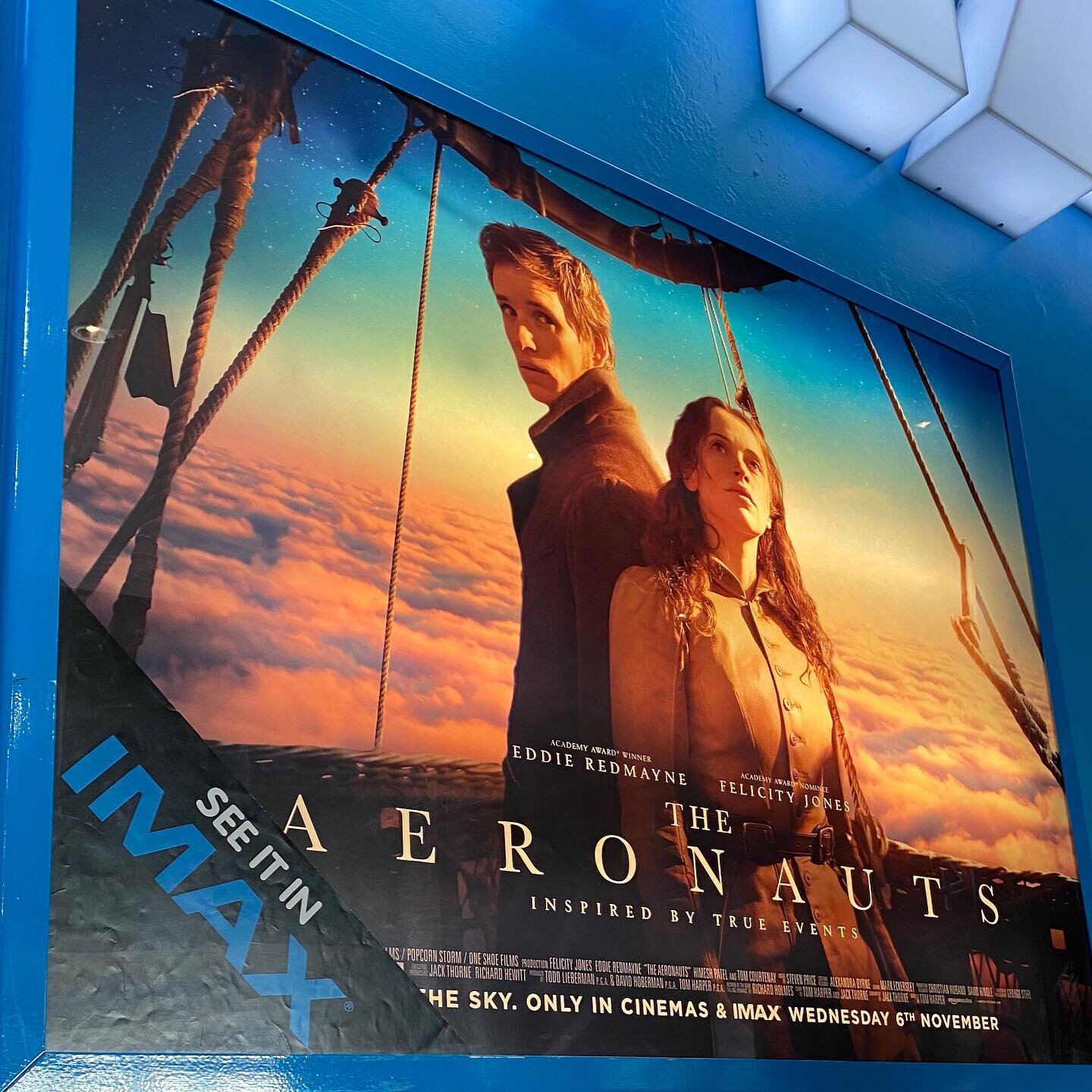 Got to go and see #TheAeronauts in IMAX today. So worth it. Proud to be part of it. #ProductionSound