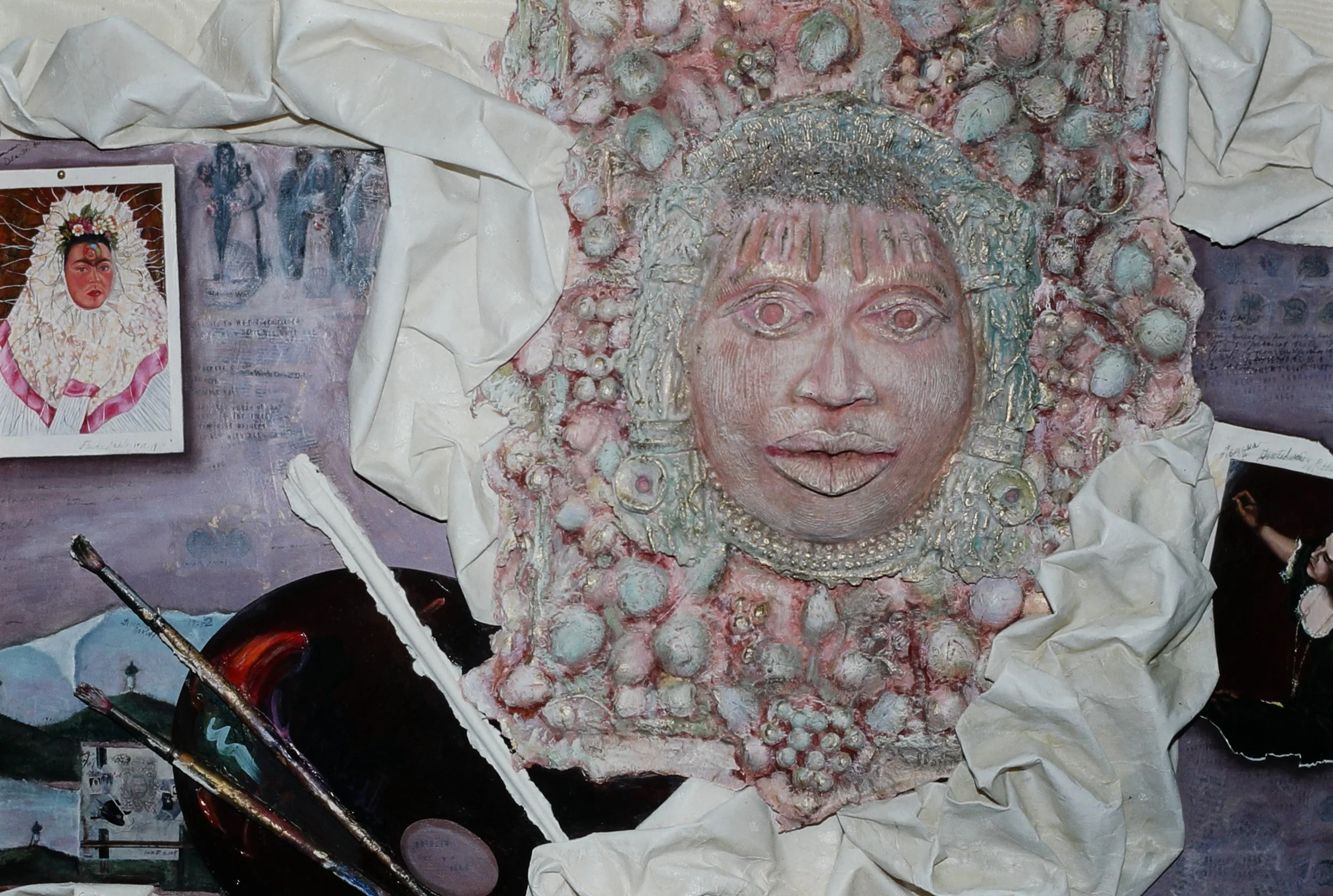 Detail from Studio Wall Series:  Bridal Vale, 1991