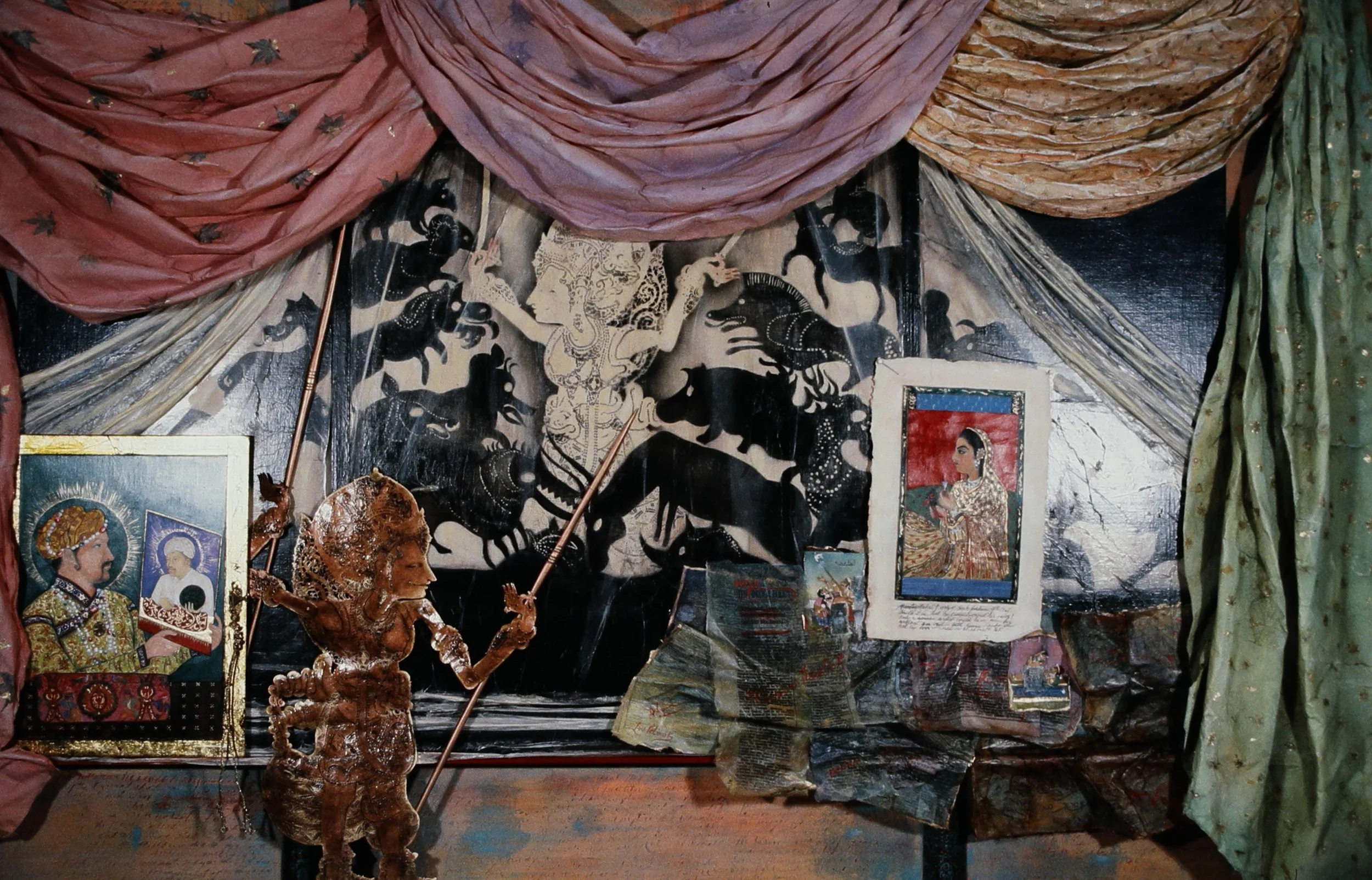 Studio Wall Series:  India Fragment, 1989-90, 37" x 59" x 5"