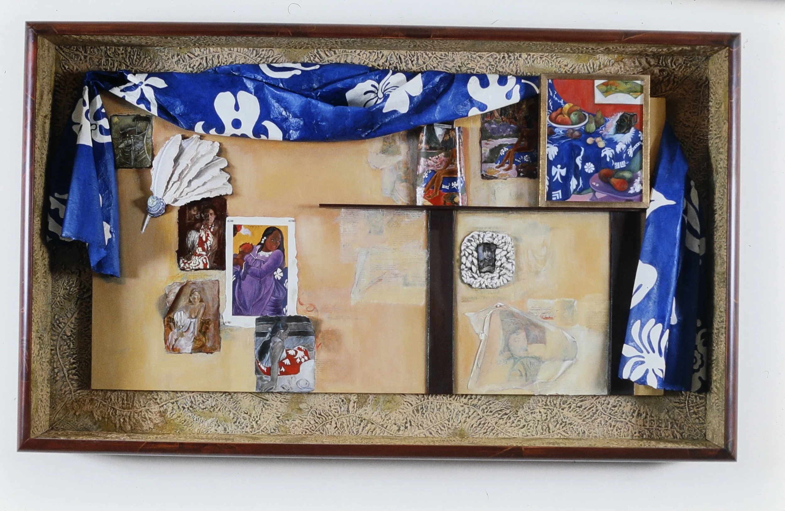 Studio Wall Series:  Cezanne, c1993, 34.5" x 56" x 6"