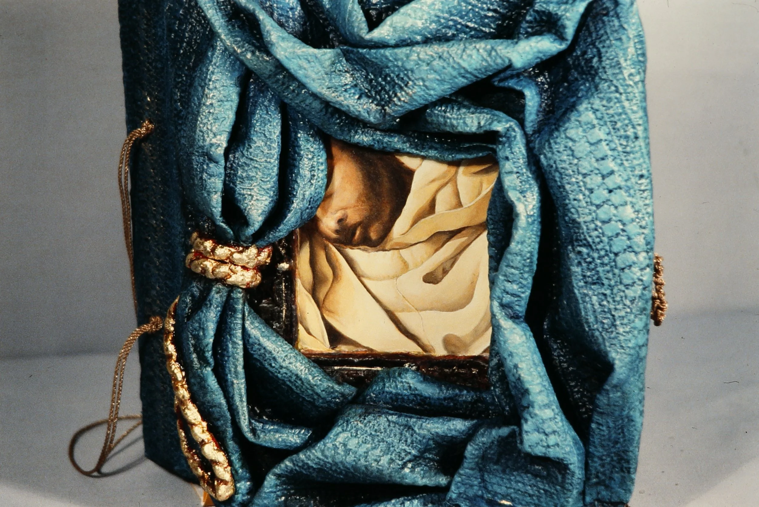 The Weight of Art History XI:  Zurbaran, 1987/88, Closed: 11” x 9” x 4”, Open:  120” long, 36 pages (18 doubles) 