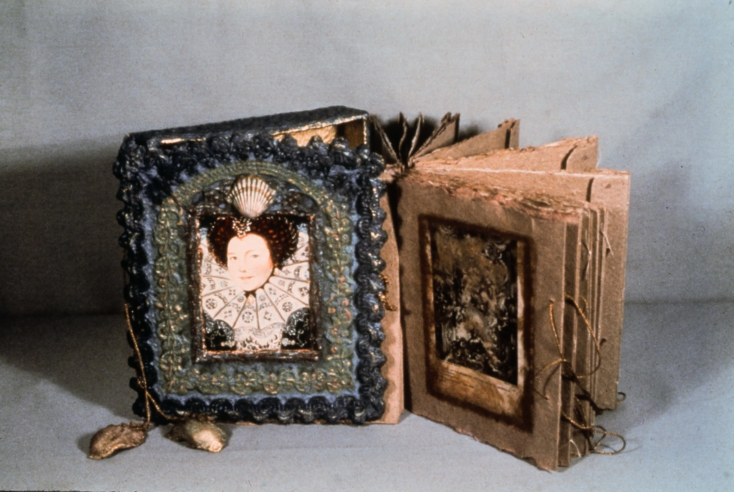 The Weight of Art History VII:  Hilliard, 1987/88, Closed: 11” x 9” x 4”, Open:  120” long, 36 pages (18 doubles) 