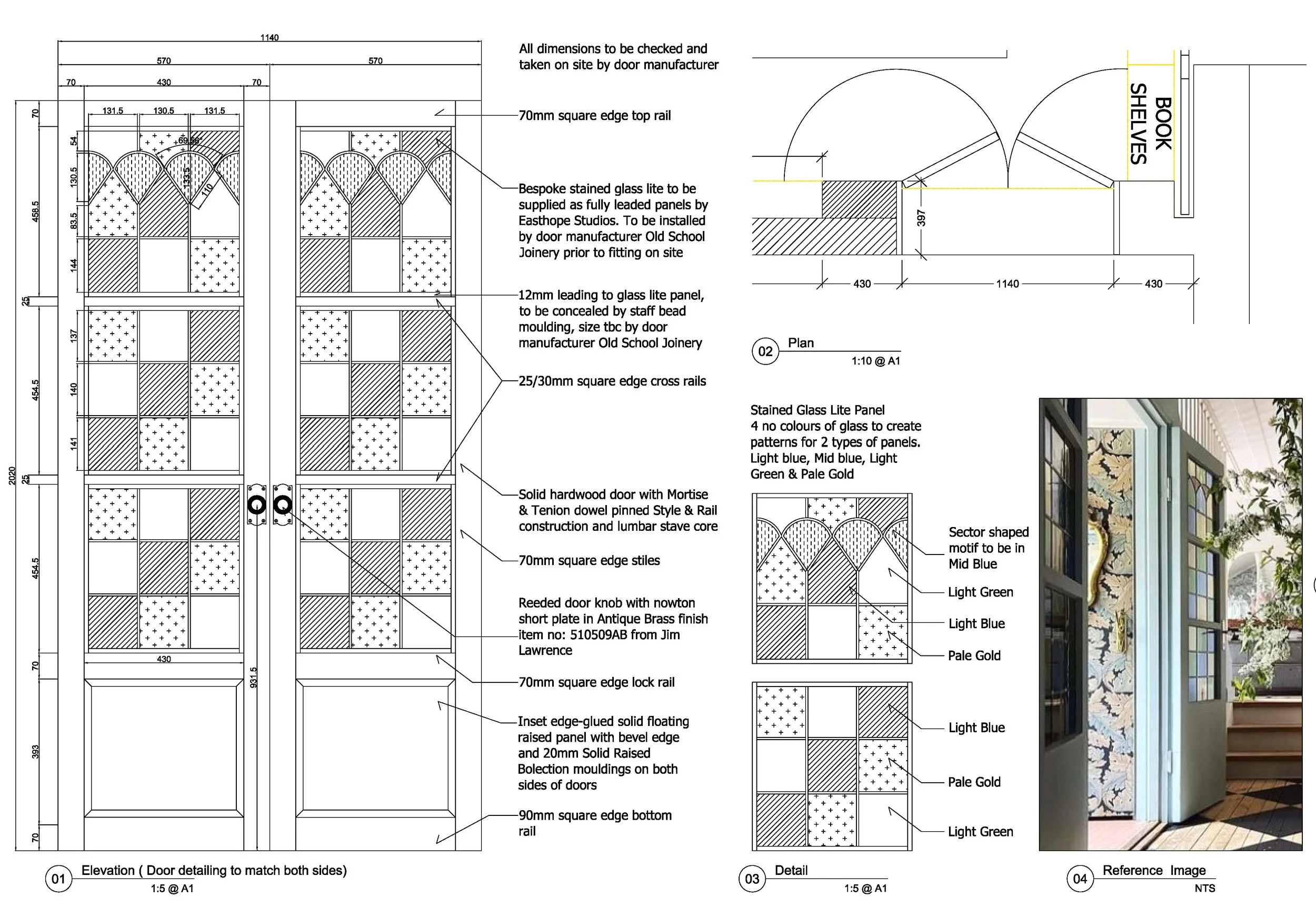 Technical layout drawing created by Studio Percale