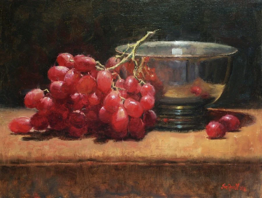 Grapes and Silver 12x16 oil.jpg