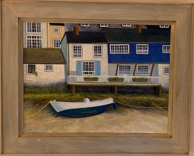 Low Tide in Porpello 24X30 framed.jpg