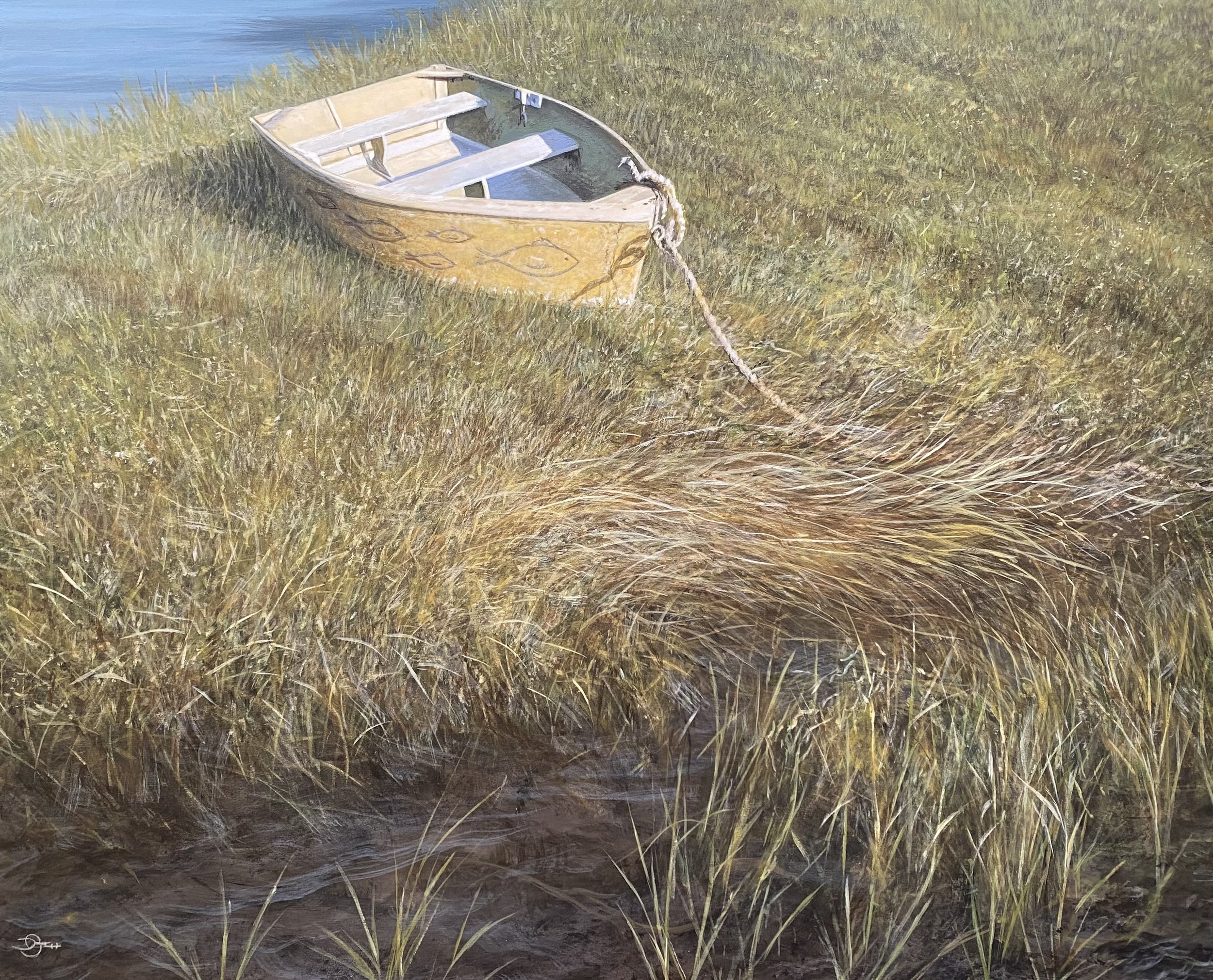 Go Fish 17x21 - 21x25 framed Del-Bourree Bach.jpg