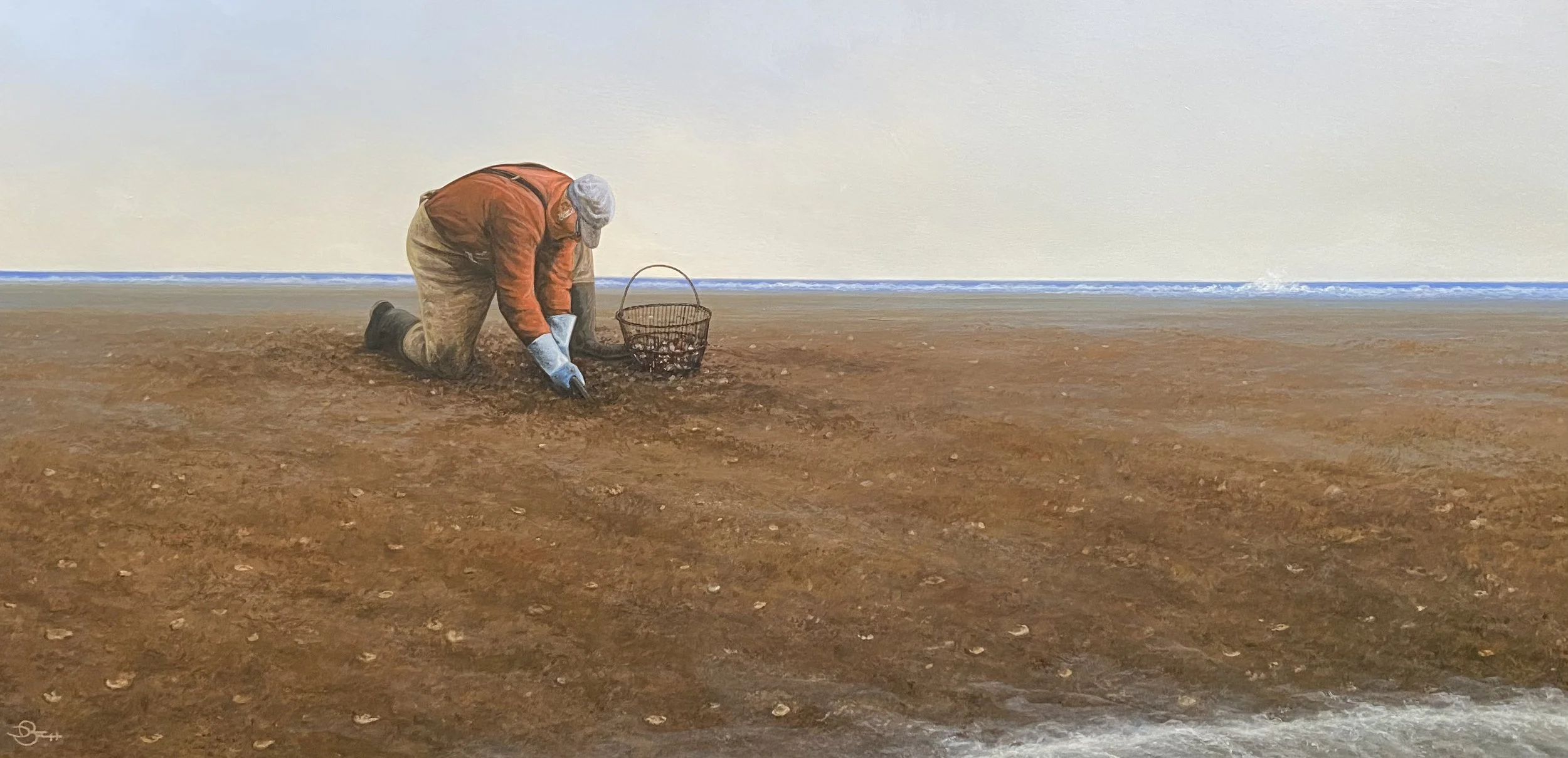 The Clamdigger 18x36 - 22x40 framed.jpg