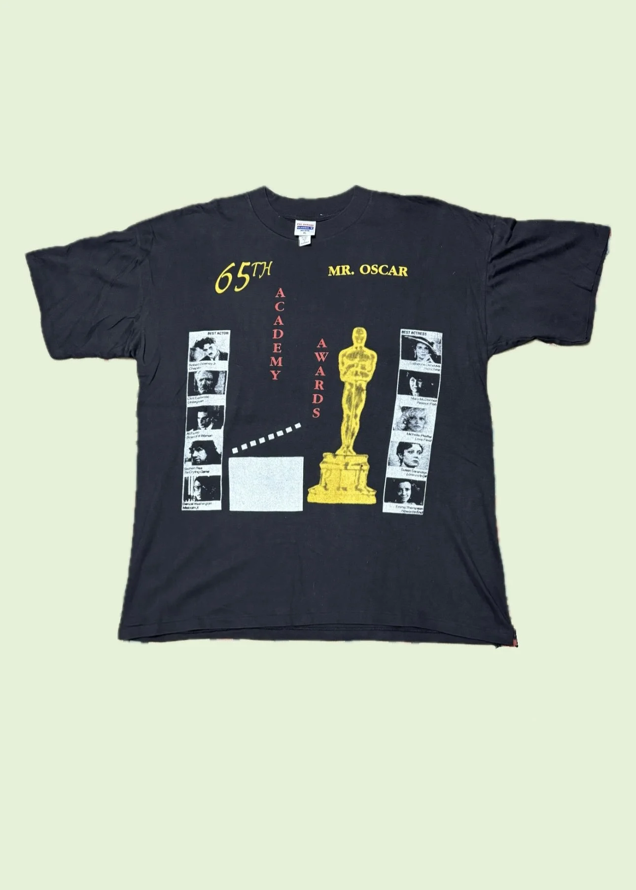 65th Oscar Awards T-shirt XL — VINTAGE HEATWAVE