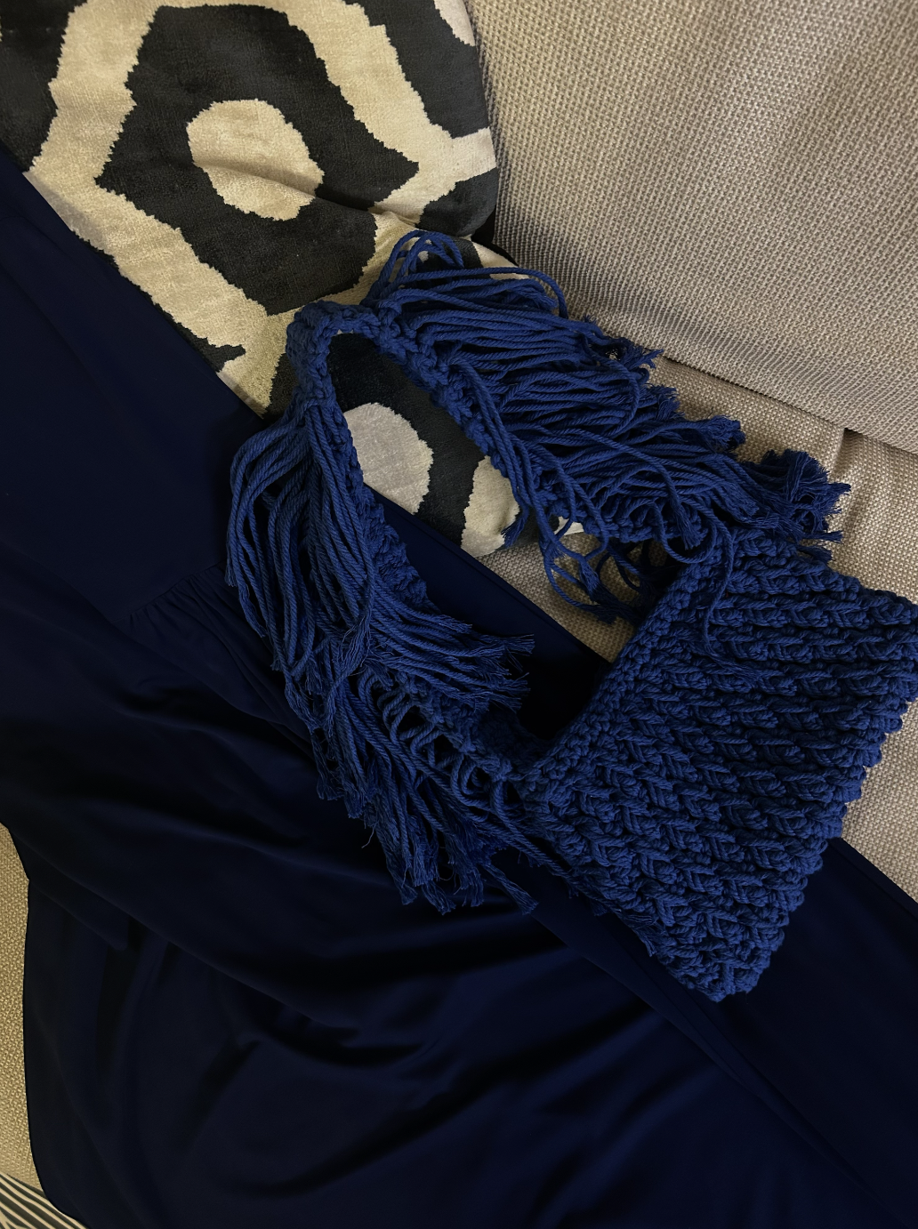 LARGE COBALTO ELLI BAG