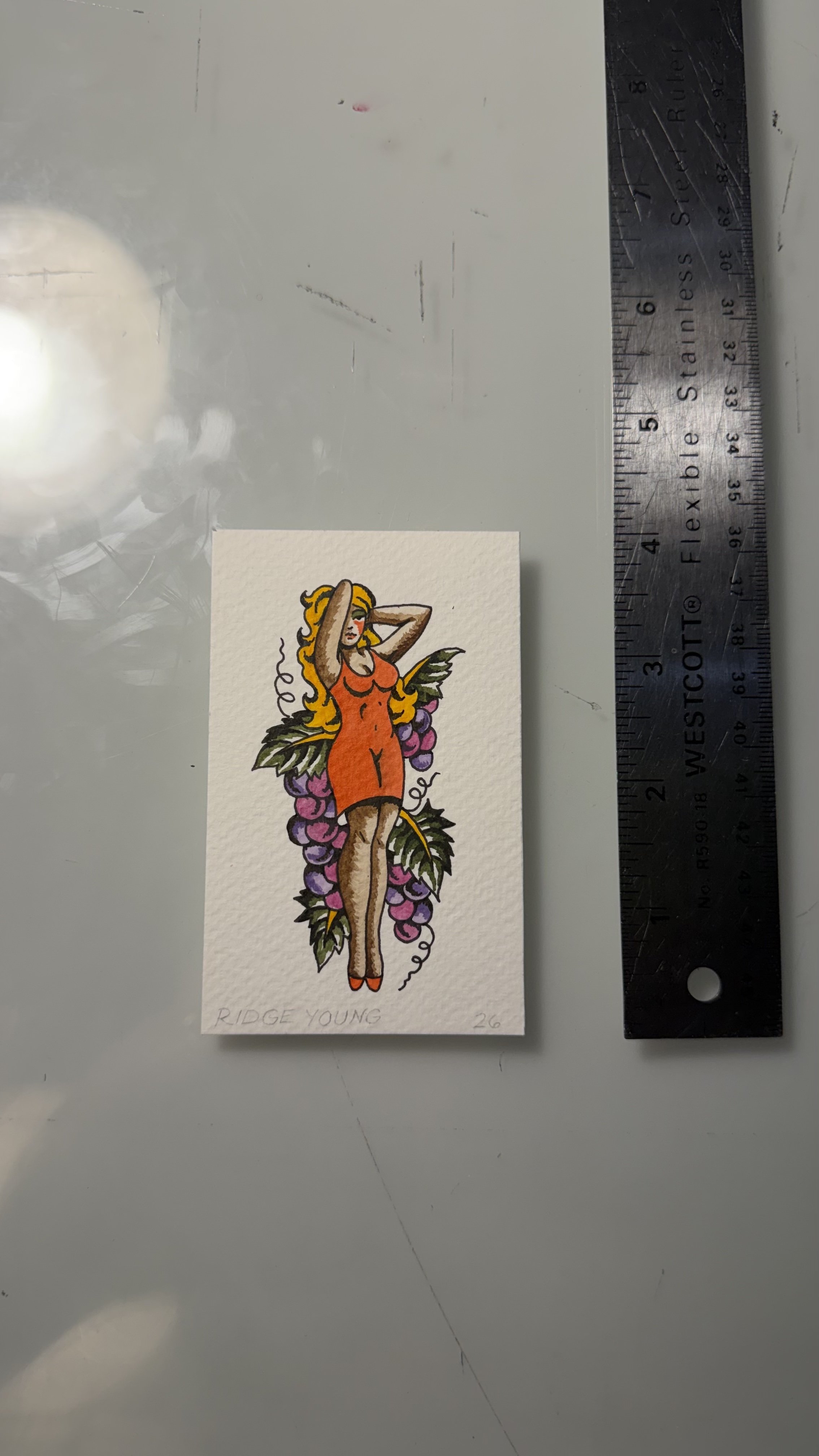 Mini Pinup Painting
