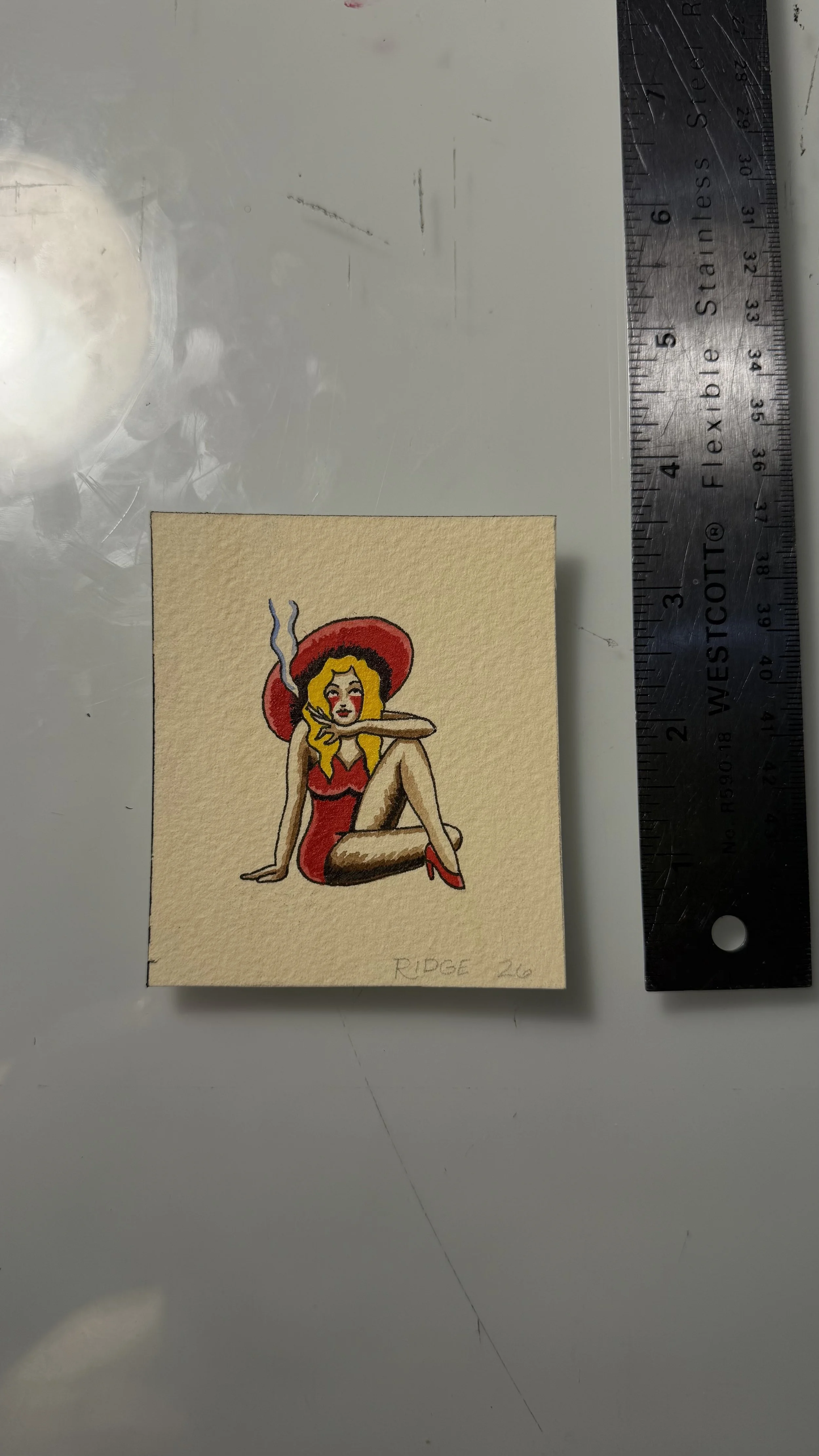 Mini Pinup Painting