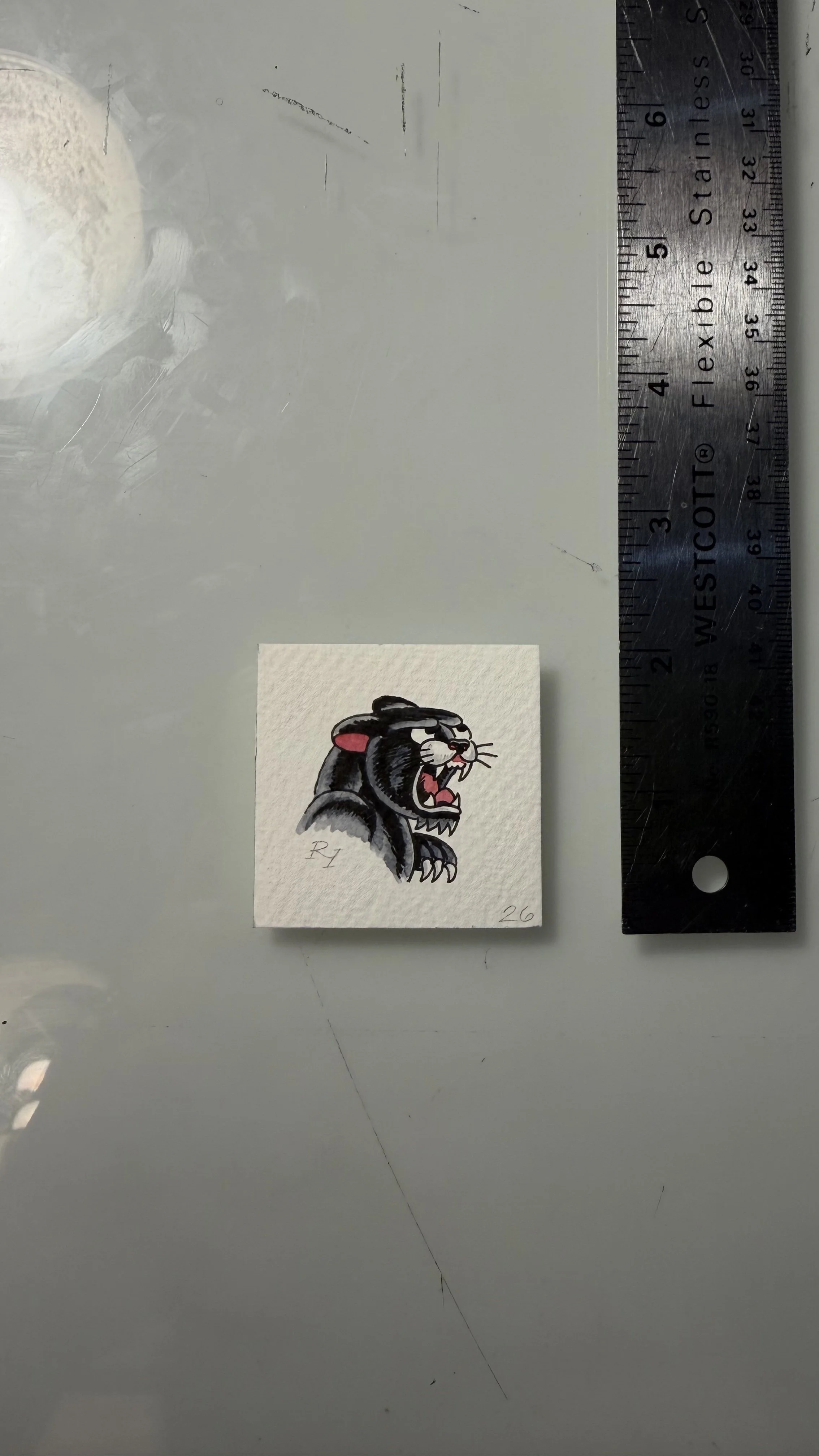 Mini Panther Painting