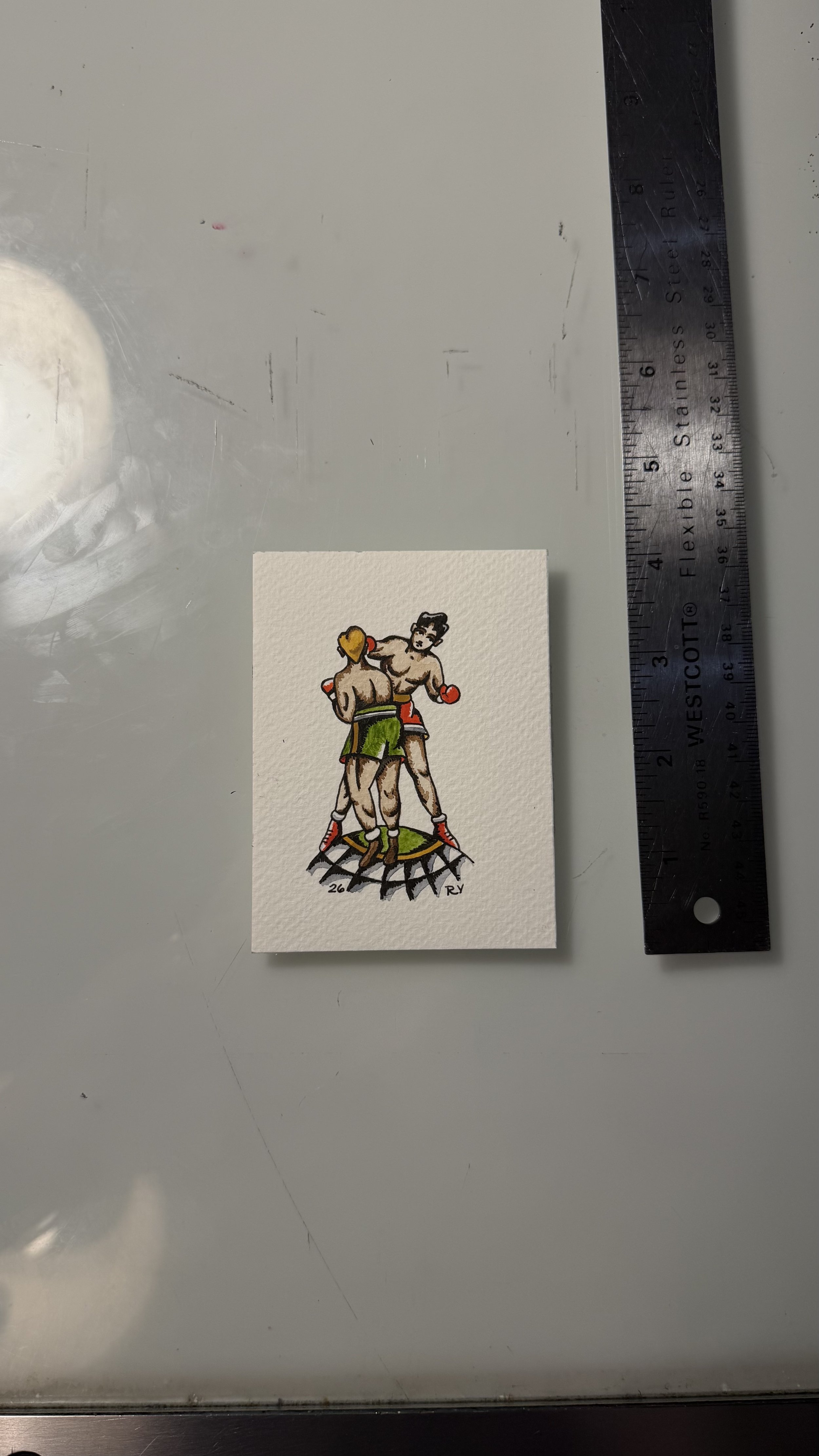 Mini Boxing Painting