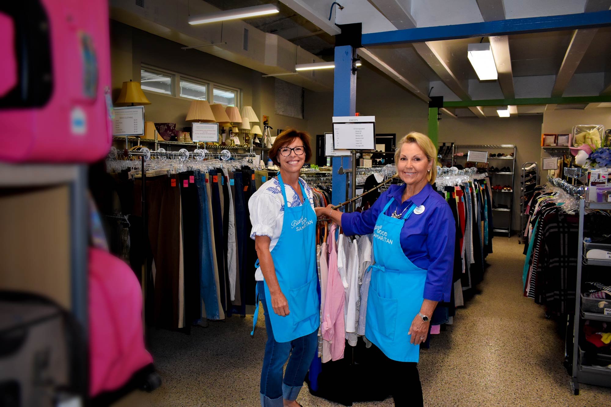 Volunteer spotlight: Couple creates clothing 'department store' for shelter  guests - Good Samaritan Health Clinic
