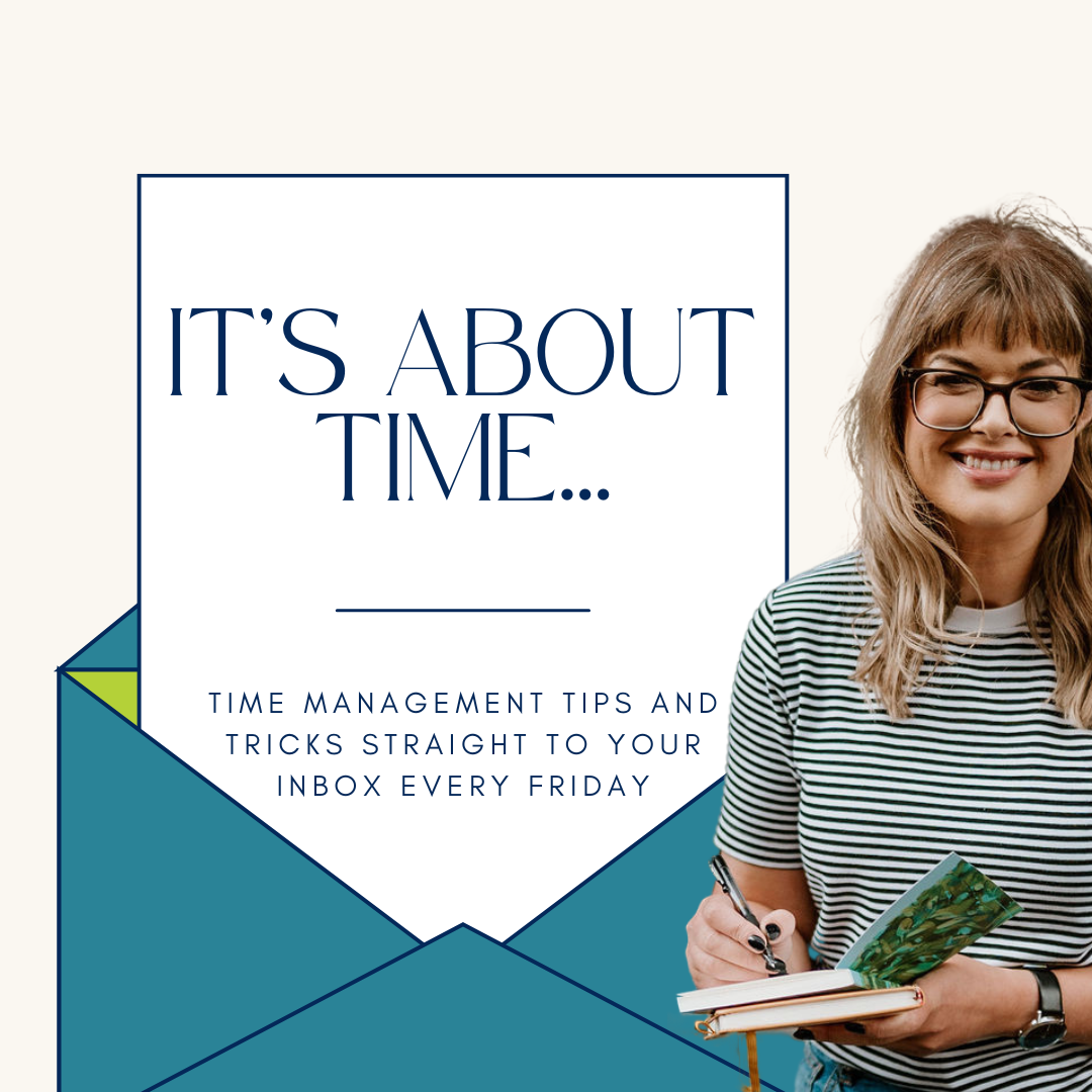 sign up for time management newsletter from Sarah Stewart time management expert