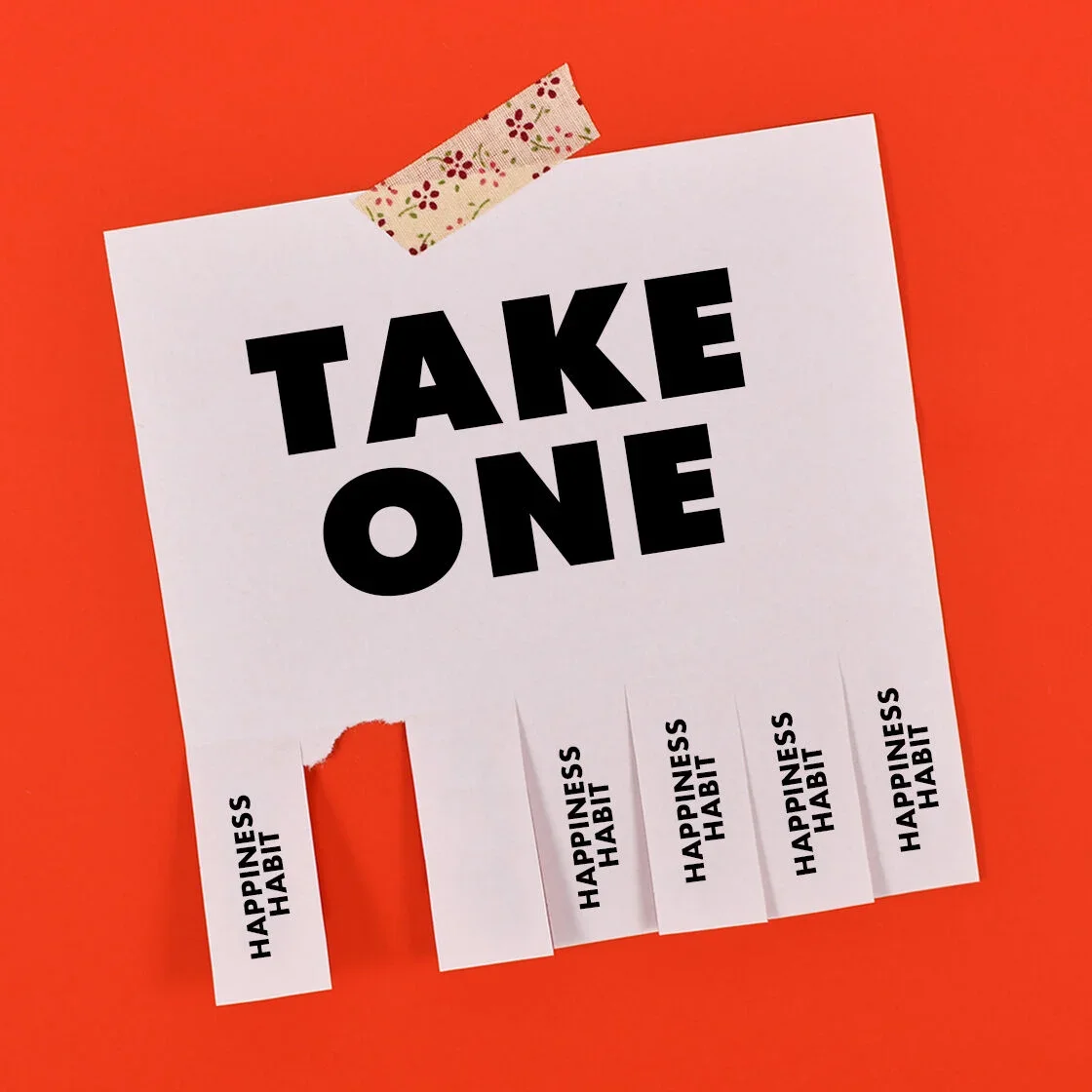 tear off happiness habit tickets