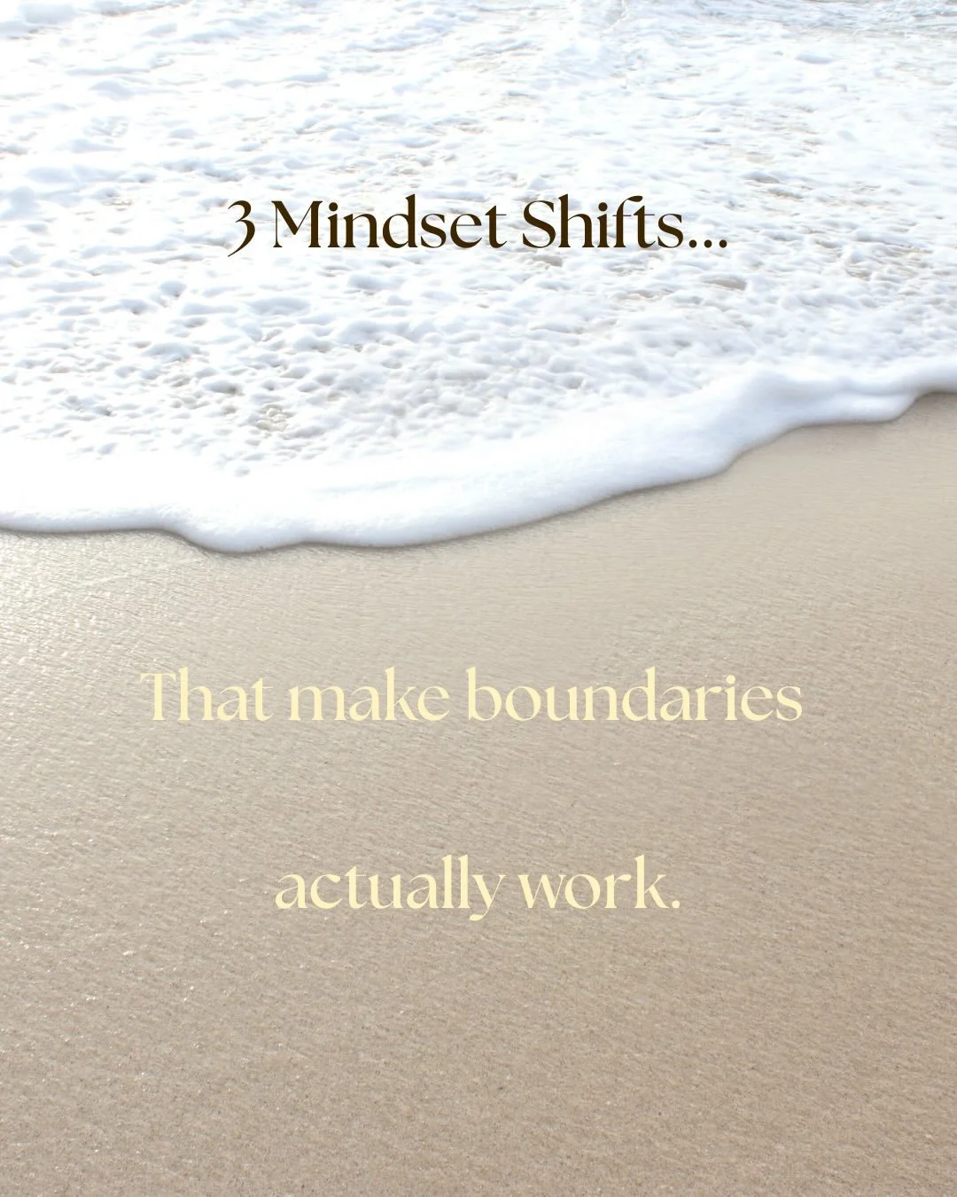 🛑 Boundaries don&rsquo;t work and feel draining when we try to control others.

✨They do work when they reflect what matters most to us: our values, our limits, our energy.

🌿 Small shifts in focus = big relief 

💫 Find simple practices to support