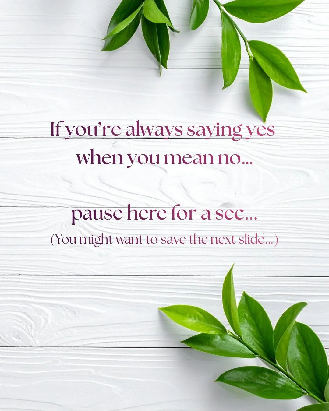 If you feel guilty for having boundaries&hellip; this is for you. 💫

Saying yes when you mean no, over-explaining yourself, or feeling guilty for needing space can be signs your boundaries need support - not that you&rsquo;re doing something wrong.
