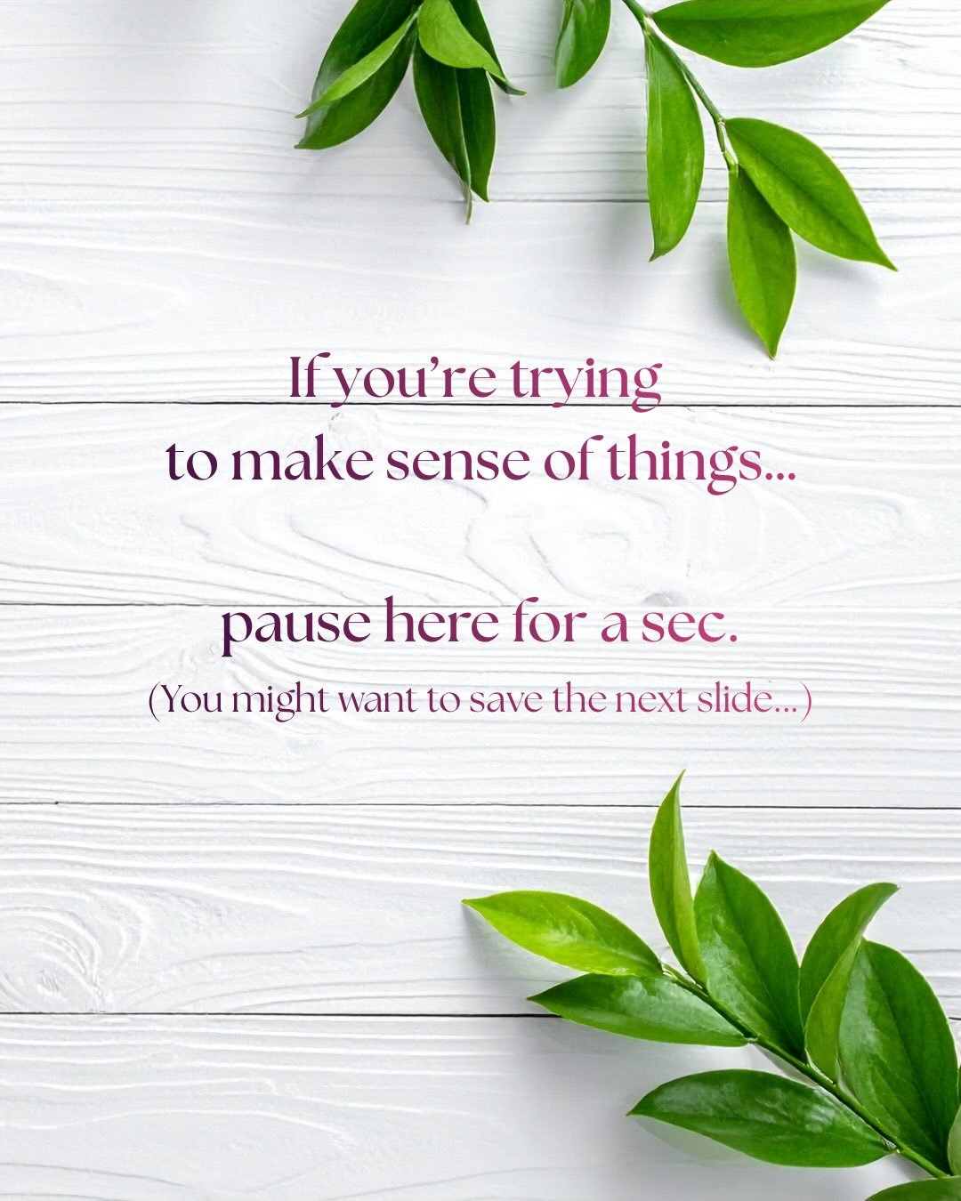 🤍 Sometimes the mind reaches for a reason because uncertainty feels unsafe.

🤍 But not everything comes with an explanation. And that doesn&rsquo;t mean you&rsquo;re lost. It means you&rsquo;re in the space where meaning hasn&rsquo;t been decided y