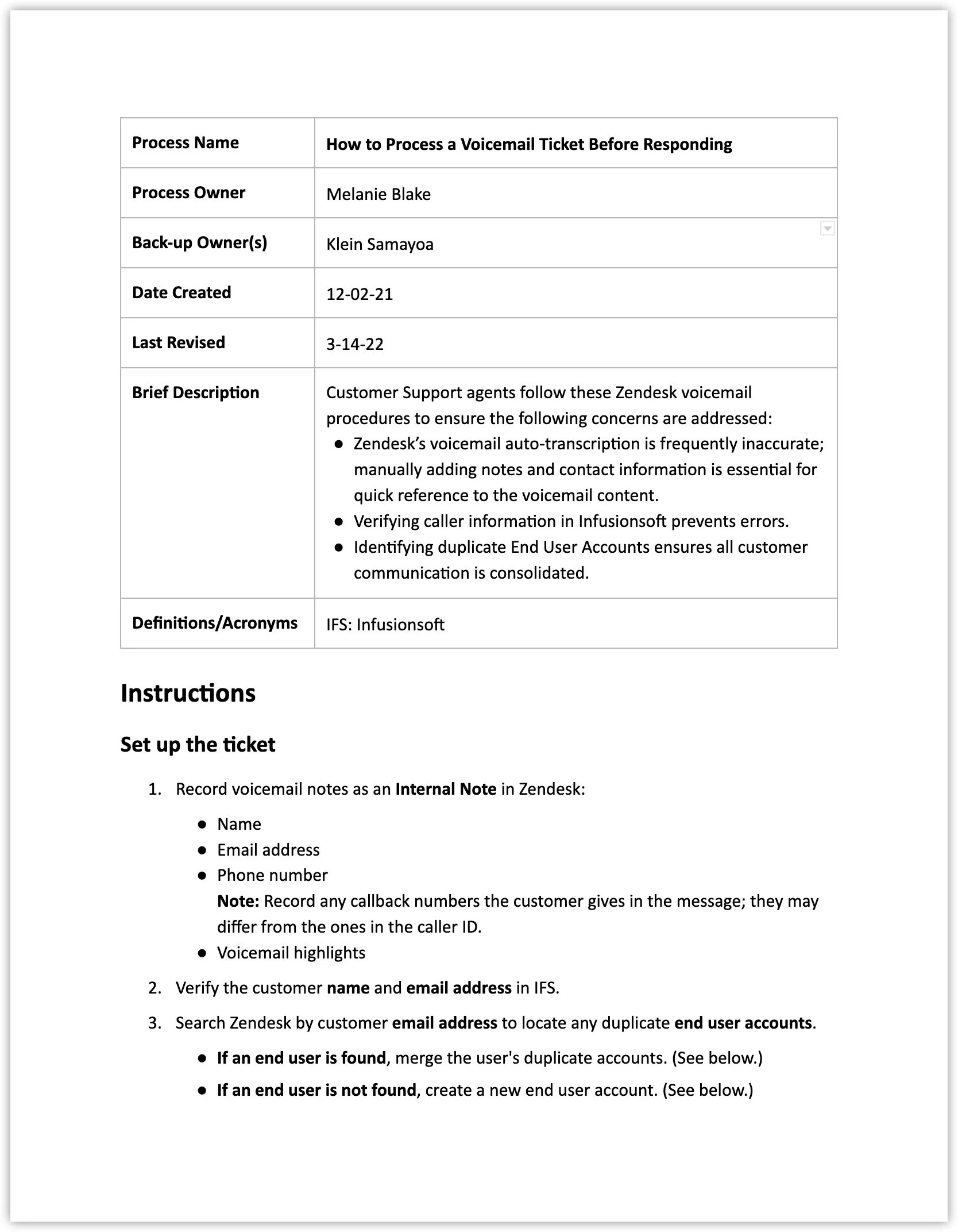 How to Process a Voicemail Ticket Before Responding thumbnail
