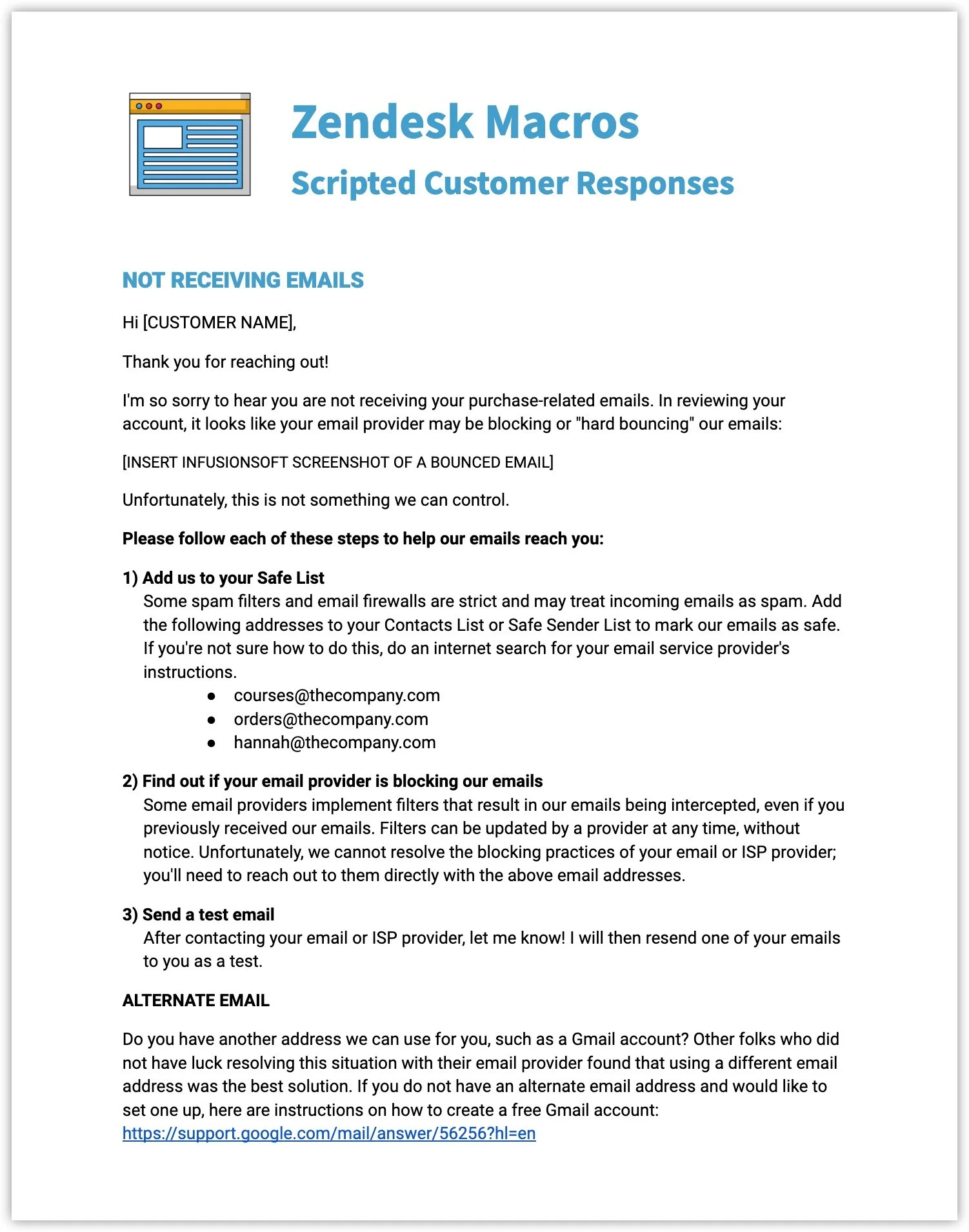 Zendesk Macro thumbnail
