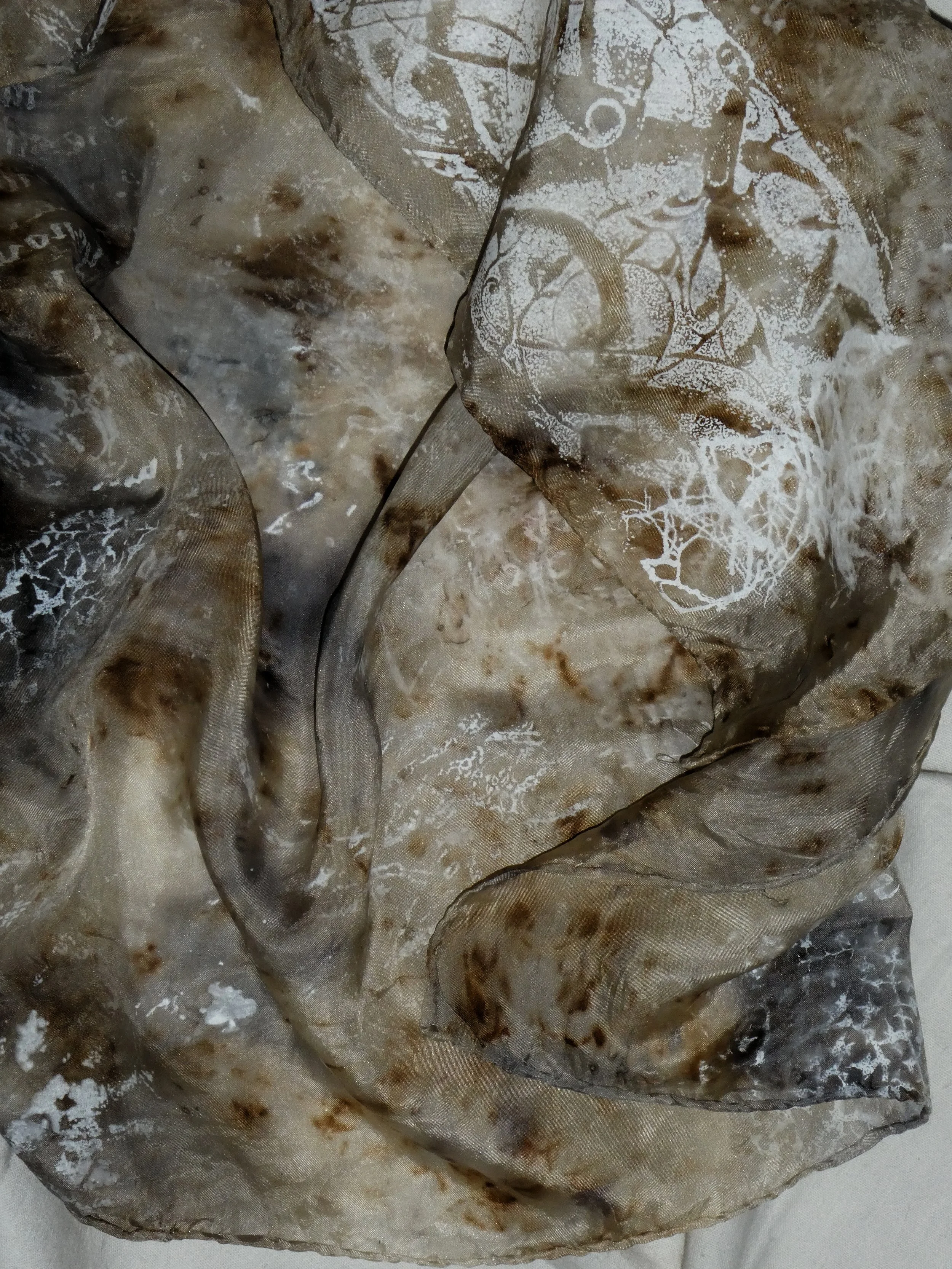 SILK SCARF E - 55x55cm