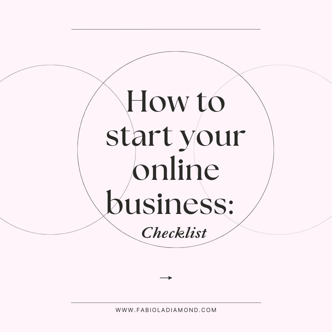 Here is your checklist of the key elements to take on to start your new online business. 

https://www.fabioladiamond.com/blog/what-you-need-to-know-before-starting-your-online-business

#fabpreneur #smallbusinesstips #womanentrepreneur #homebasebiz