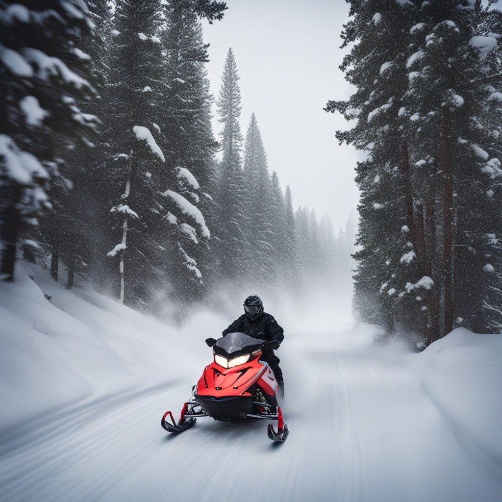Can you snowmobile on Grand Lake?
