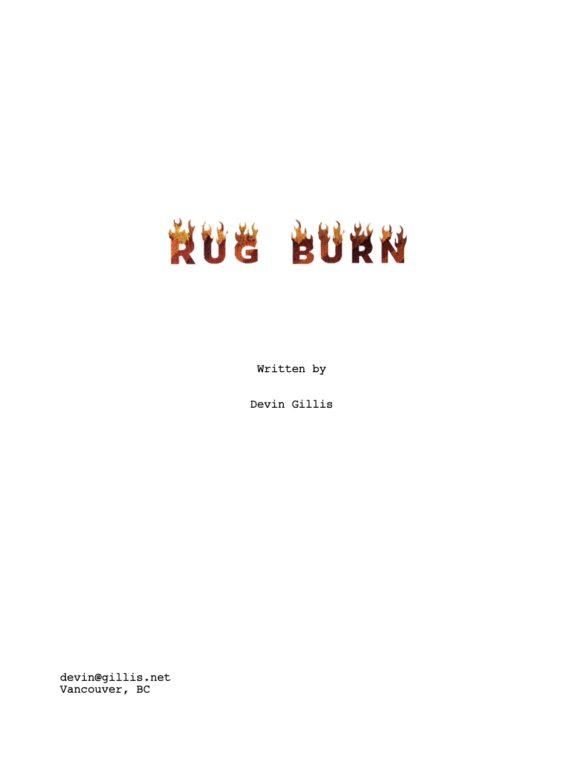 Rug Burn Short Film