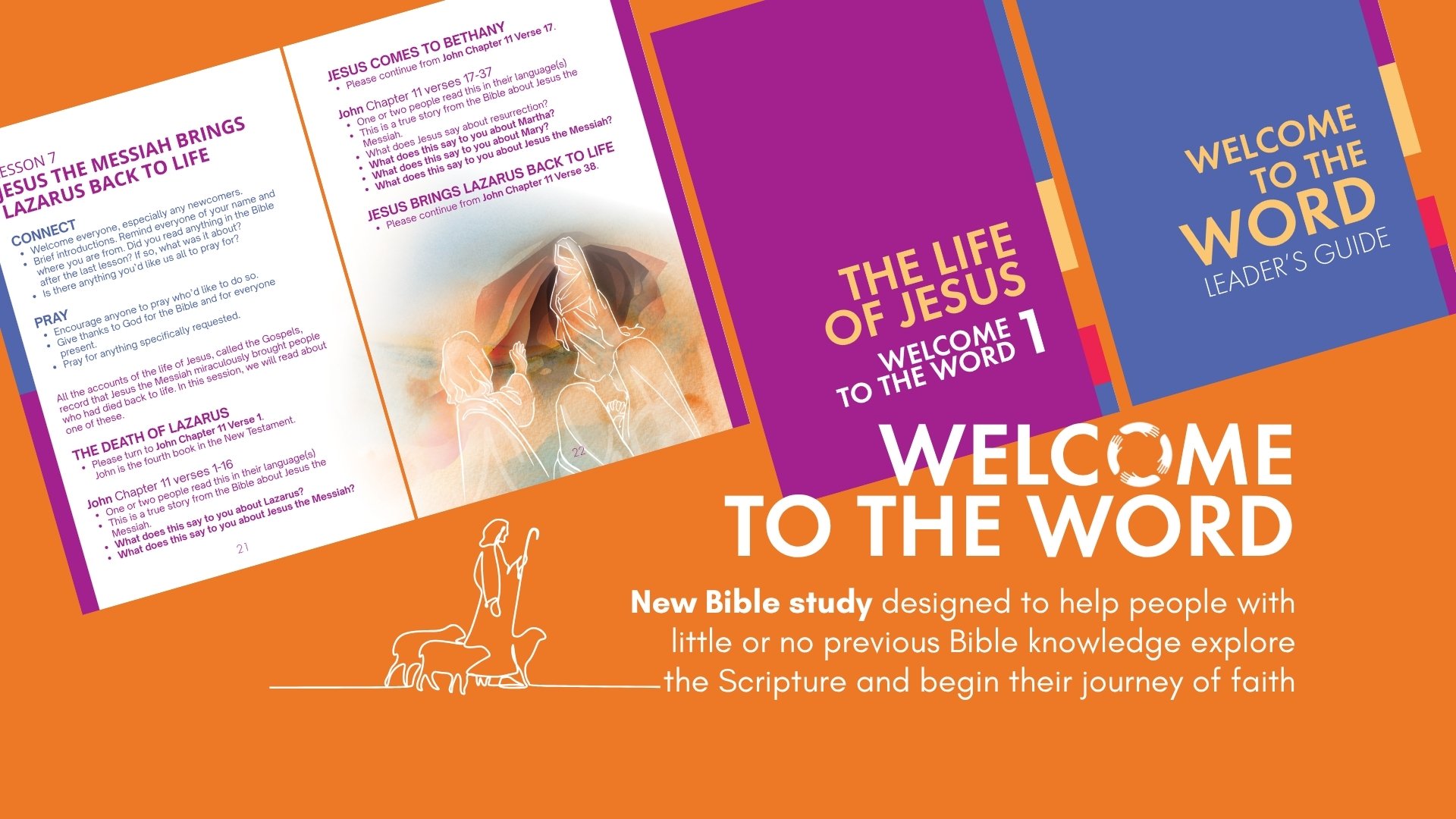 Produced in partnership with the Bible Society, this new Bible study resource helps people with little or no previous Bible knowledge explore Scripture, ask questions and begin their journey of faith together. 